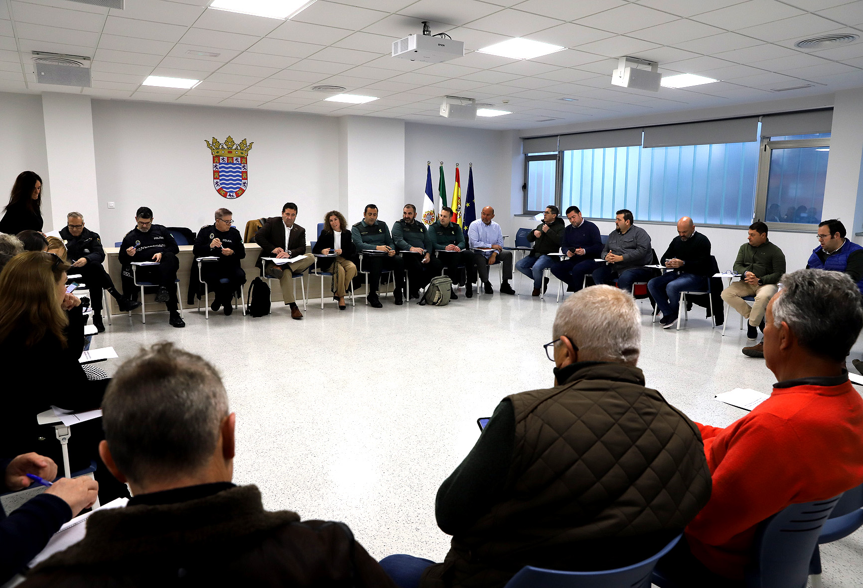 Mesa de seguridad de la zona rural