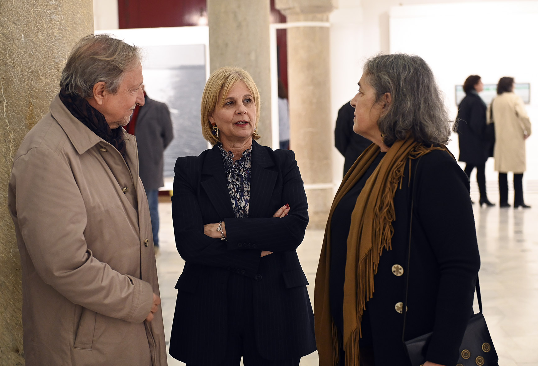 Alcaldesa inaugura exposición Carmen Bustamante