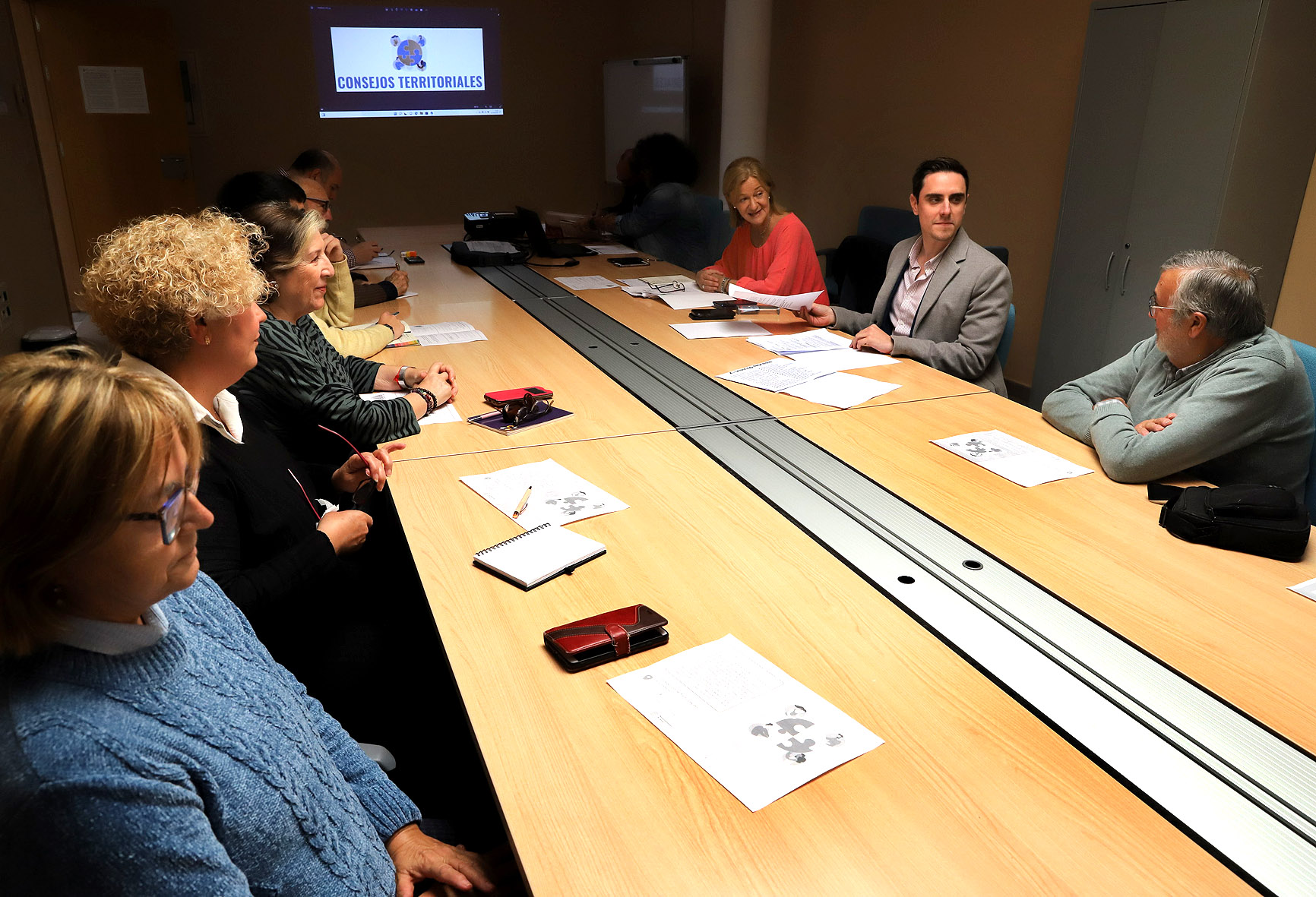Reunión de los nuevos miembros del consejo