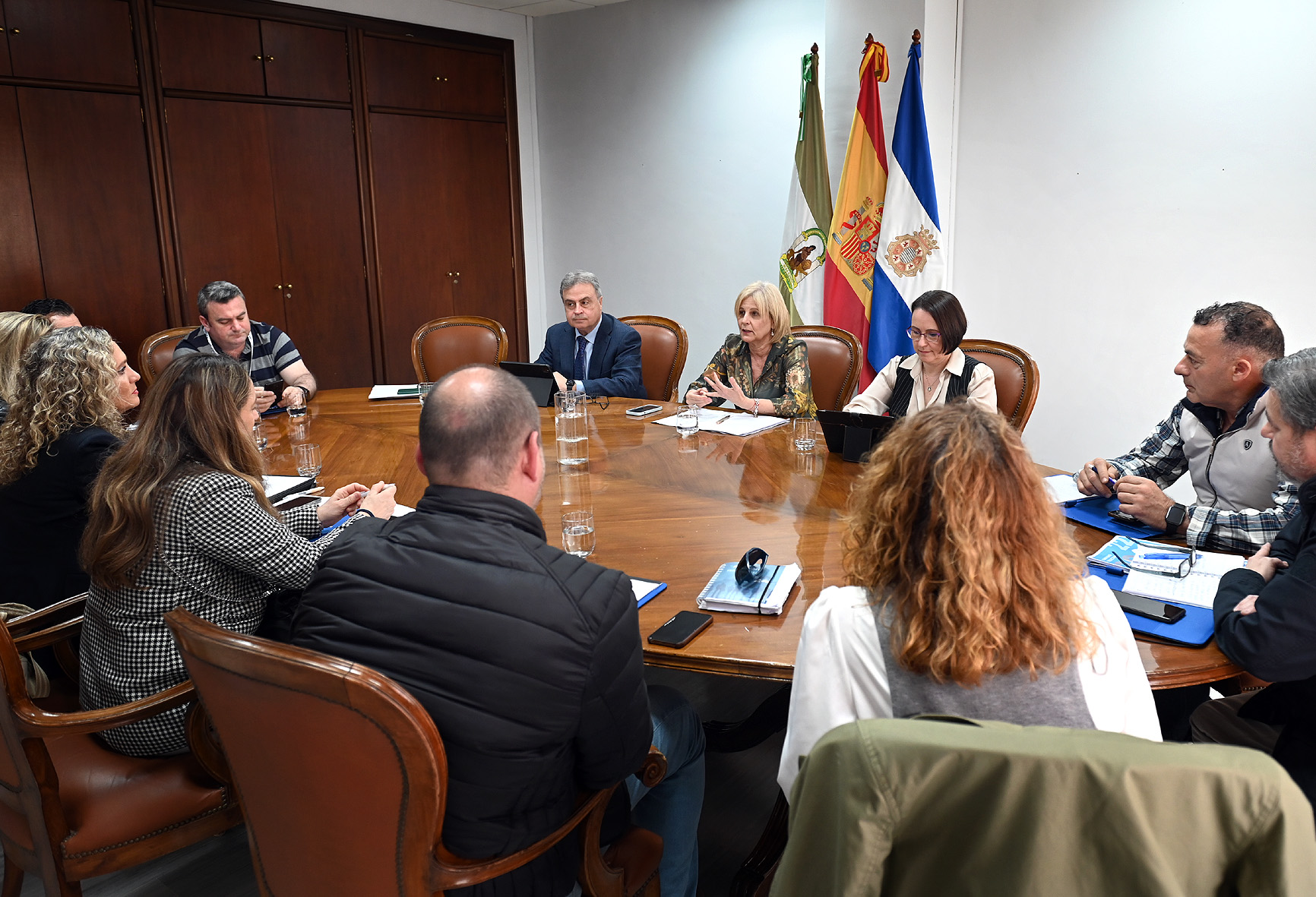 Alcaldesa reunión Zona de Gran Afluencia Turística