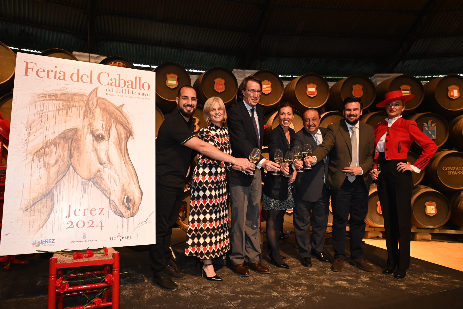 Alcaldesa presenta cartel de la Feria del Caballo 2024