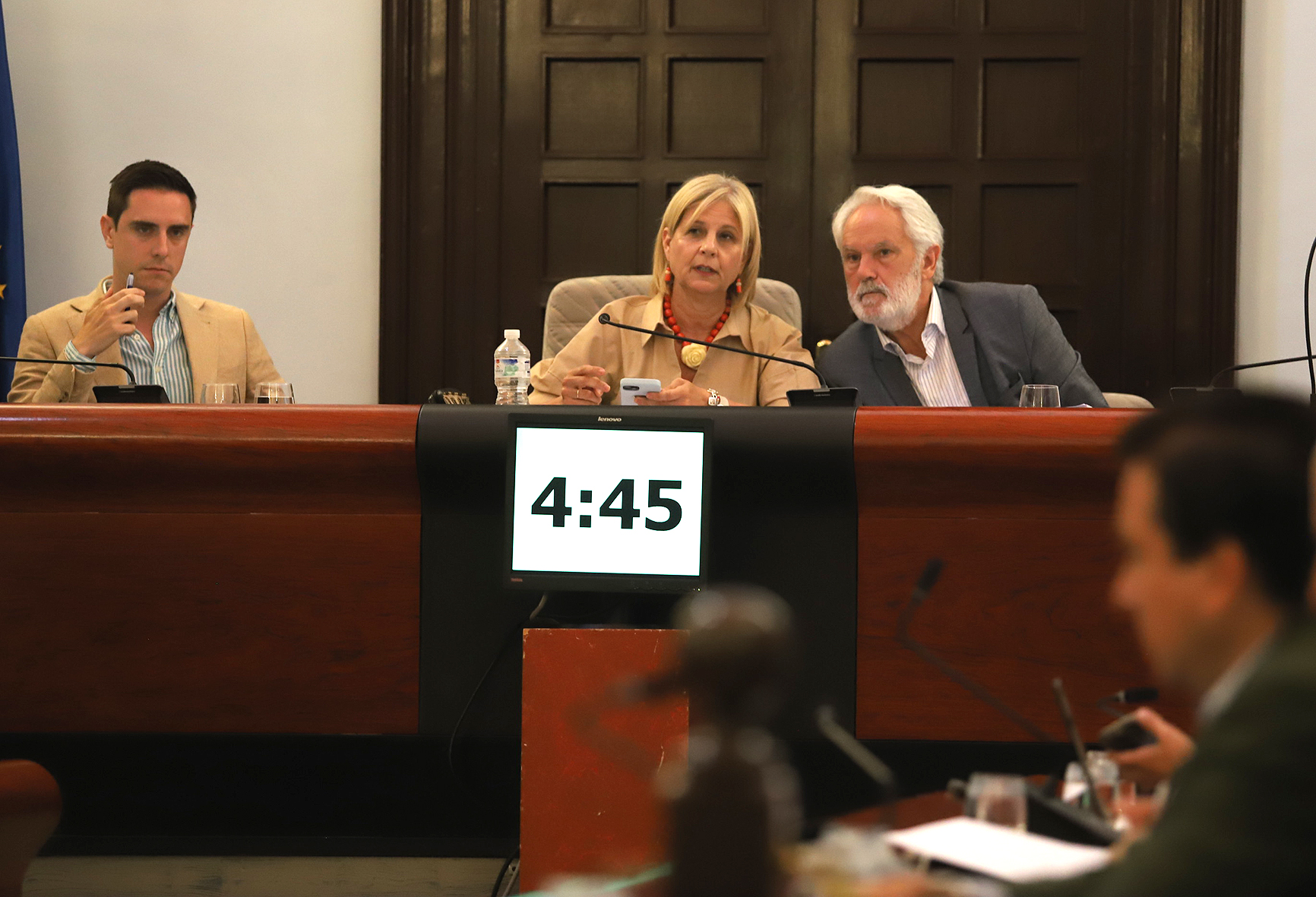 Fotografía de la sesión de pleno de hoy
