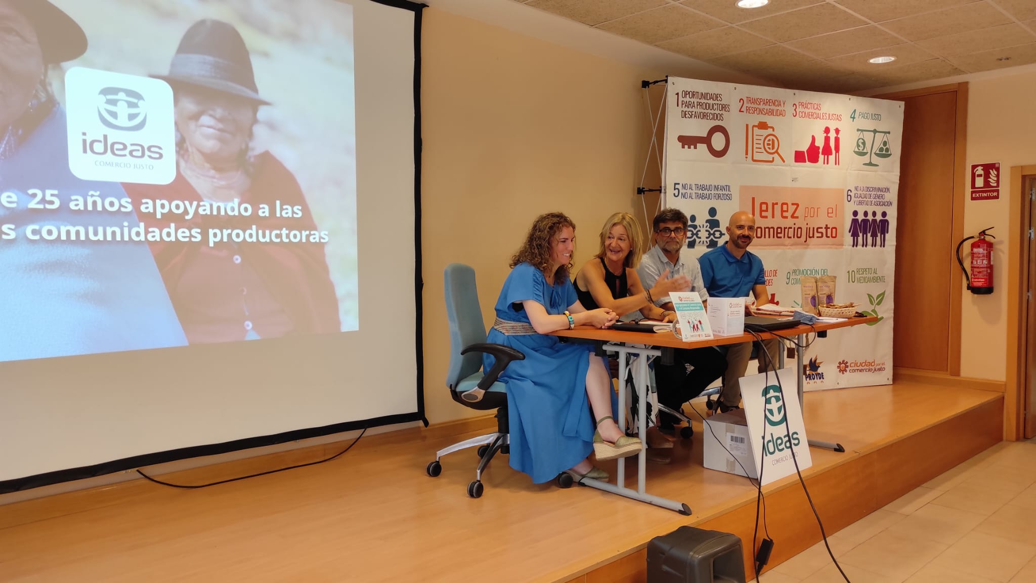 Las delegadas durante el curso