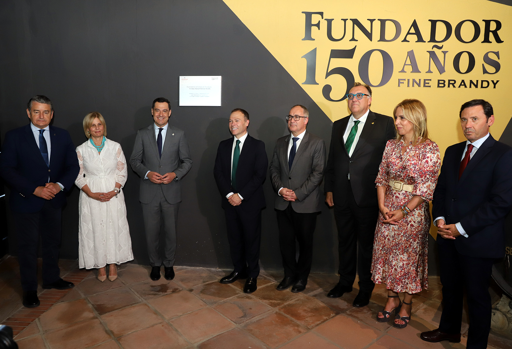 Alcaldesa asiste 150 aniversario brandy de Jerez