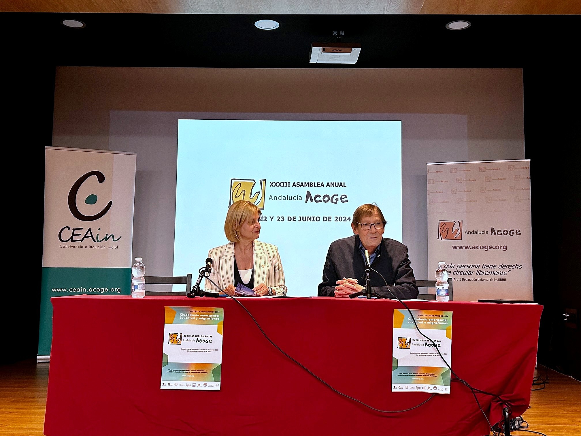 La alcaldesa durante el acto