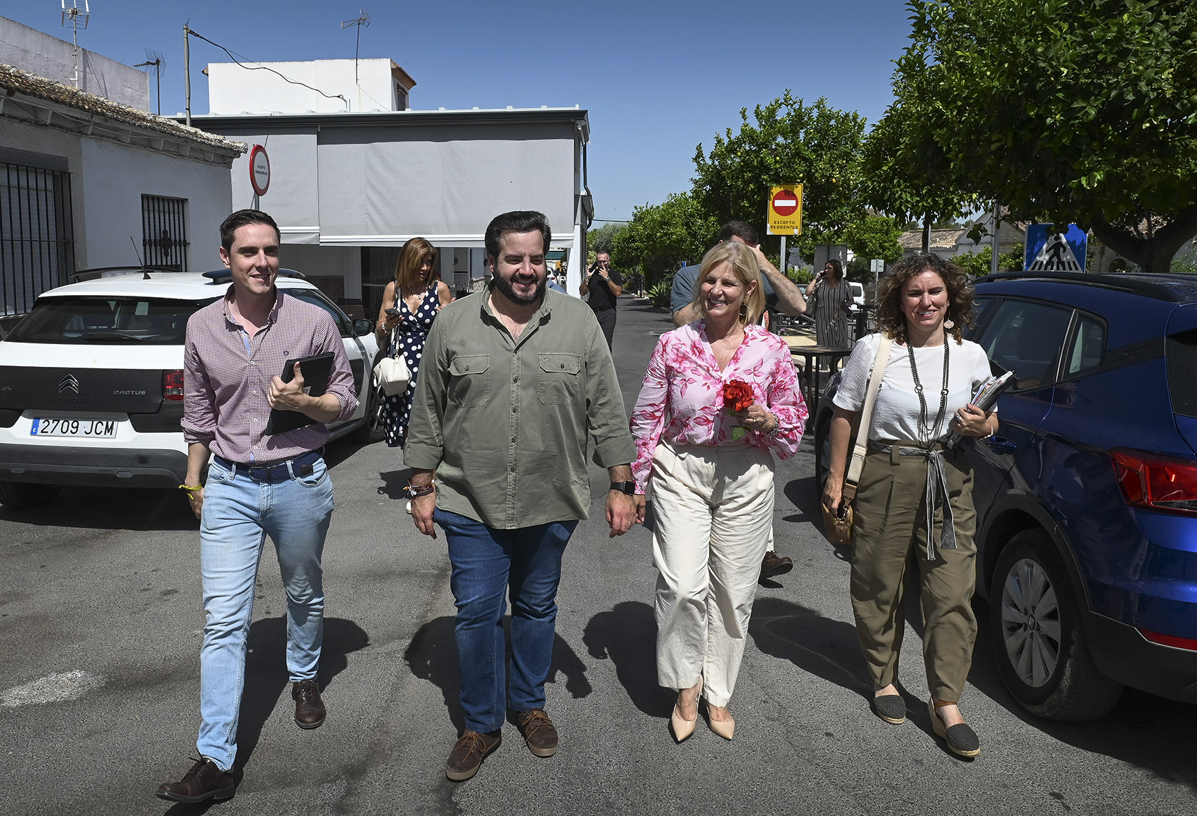 La alcaldesa visita obras del PFEA en Estella