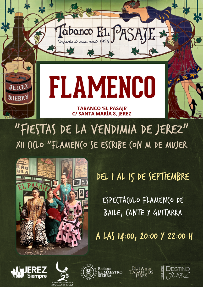 Cartel Ciclo con M de Mujer