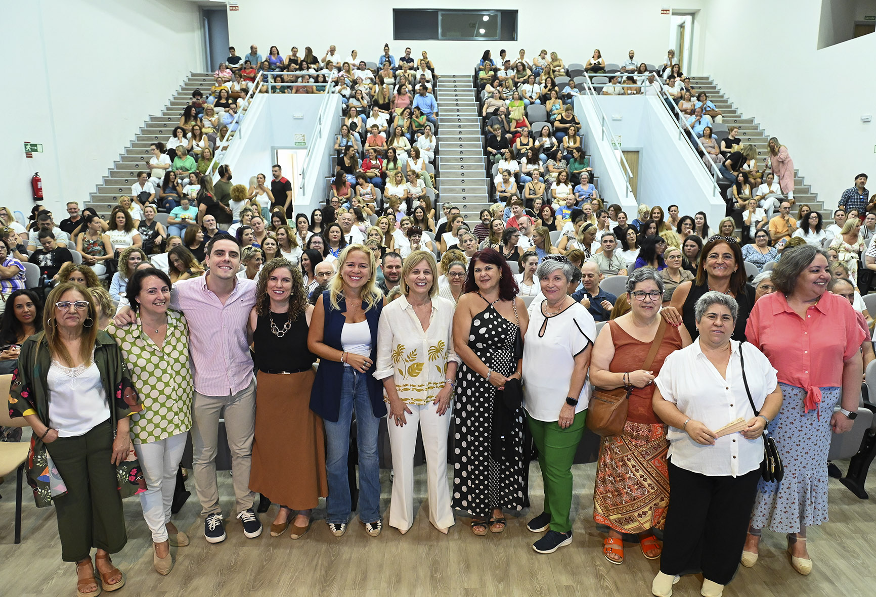 La alcaldesa durante el acto