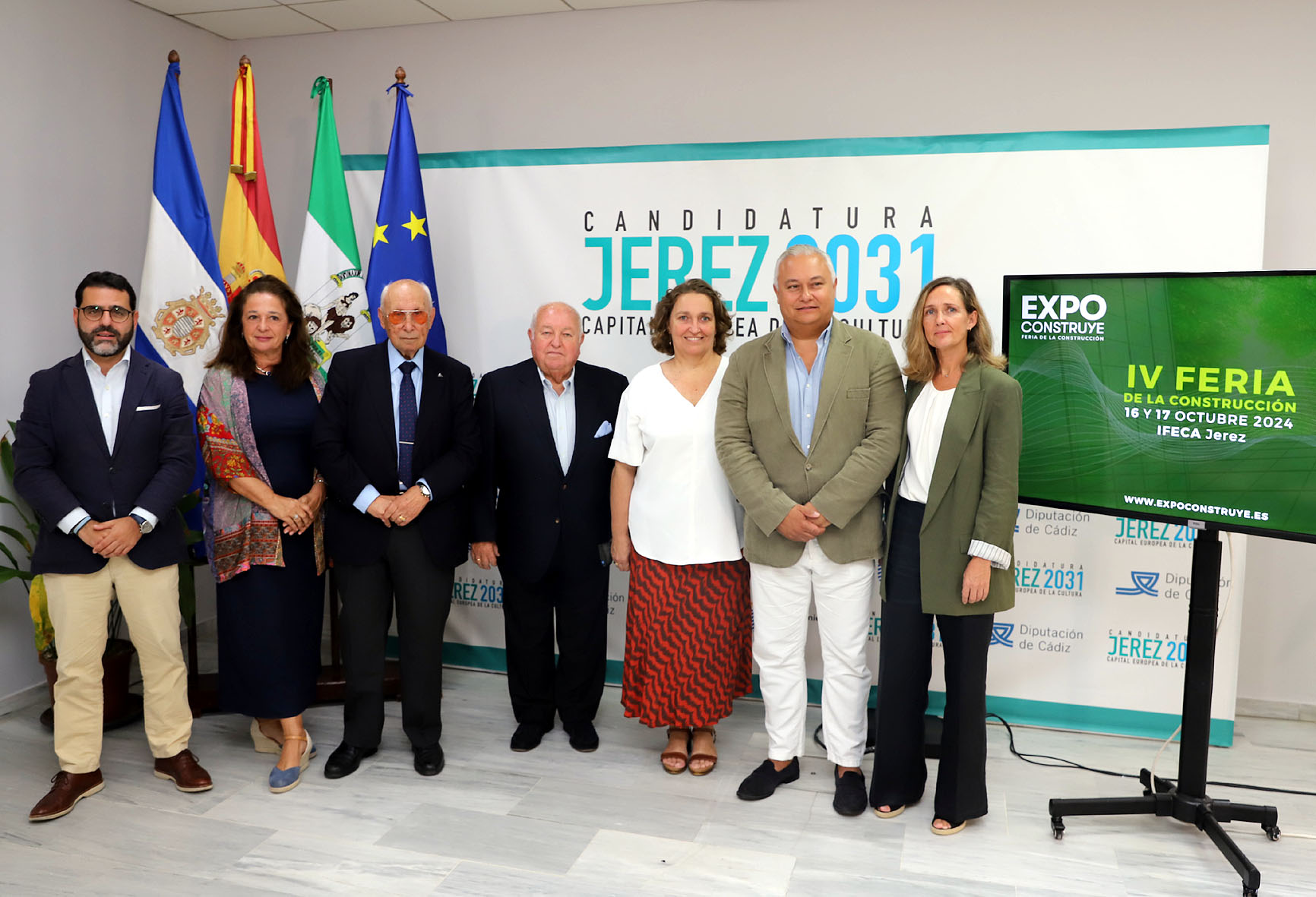 La delegada Belén de la Cuadra durante la presentación