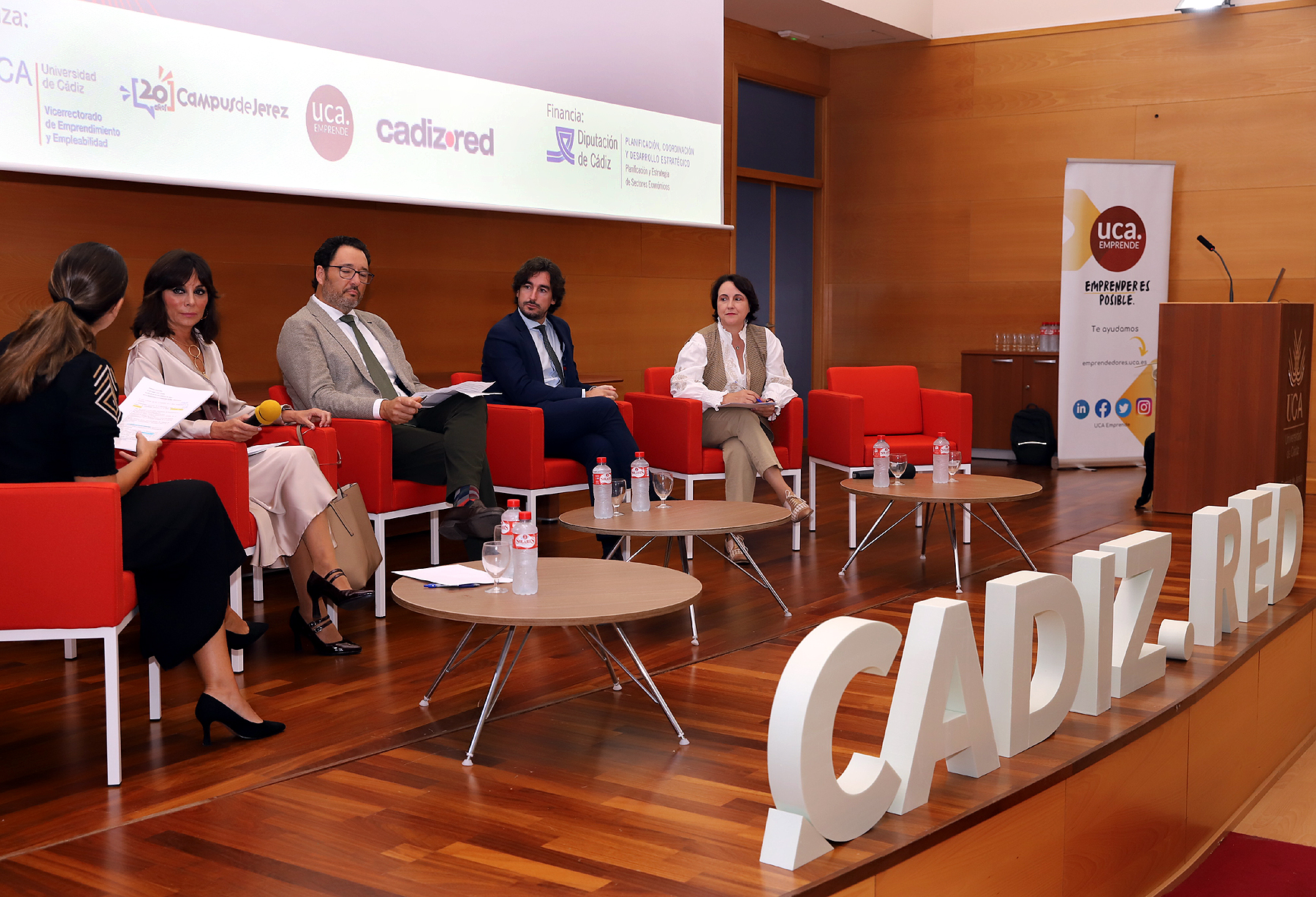 La delegada durante su intervención