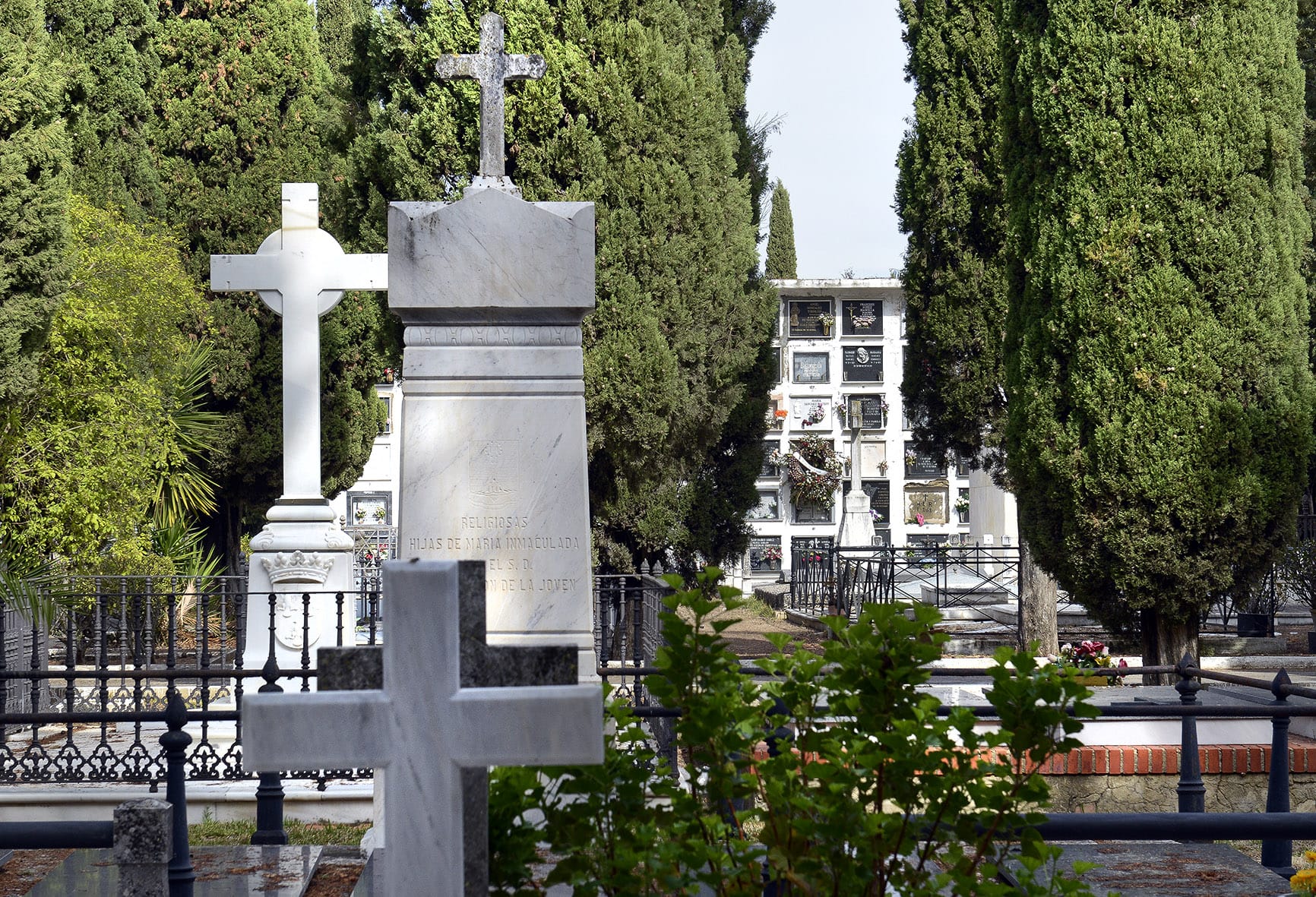 Fotografía de archivo del cementerio