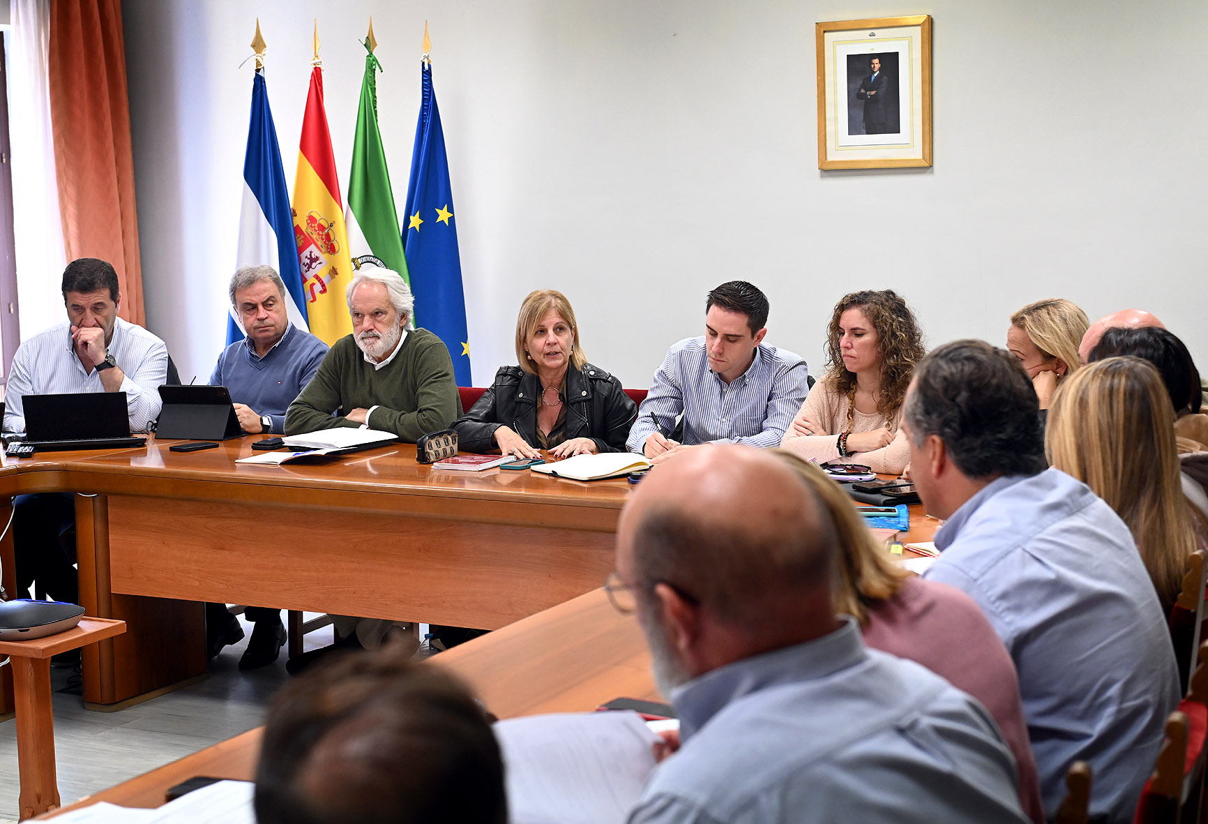 Alcaldesa preside reunión evaluación DANA