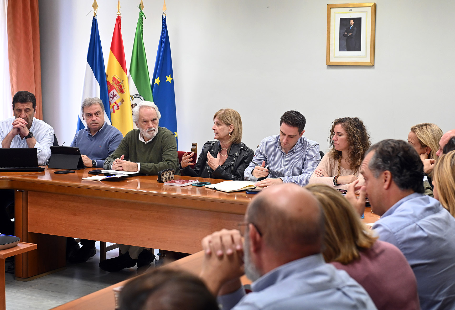 Reunión de coordinación para evaluar los daños de la DANA