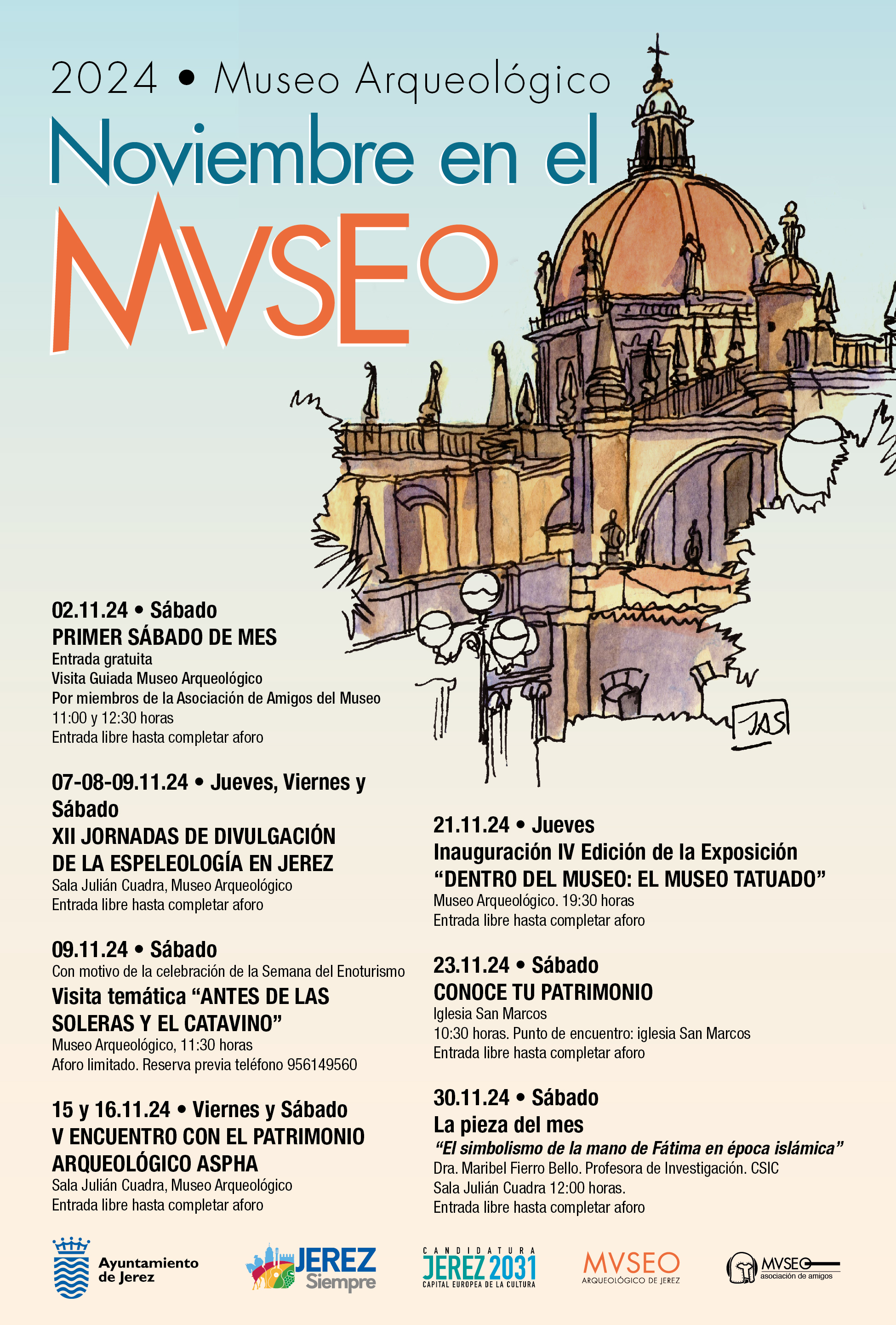 Noviembre en Museo Arqueológico de Jerez