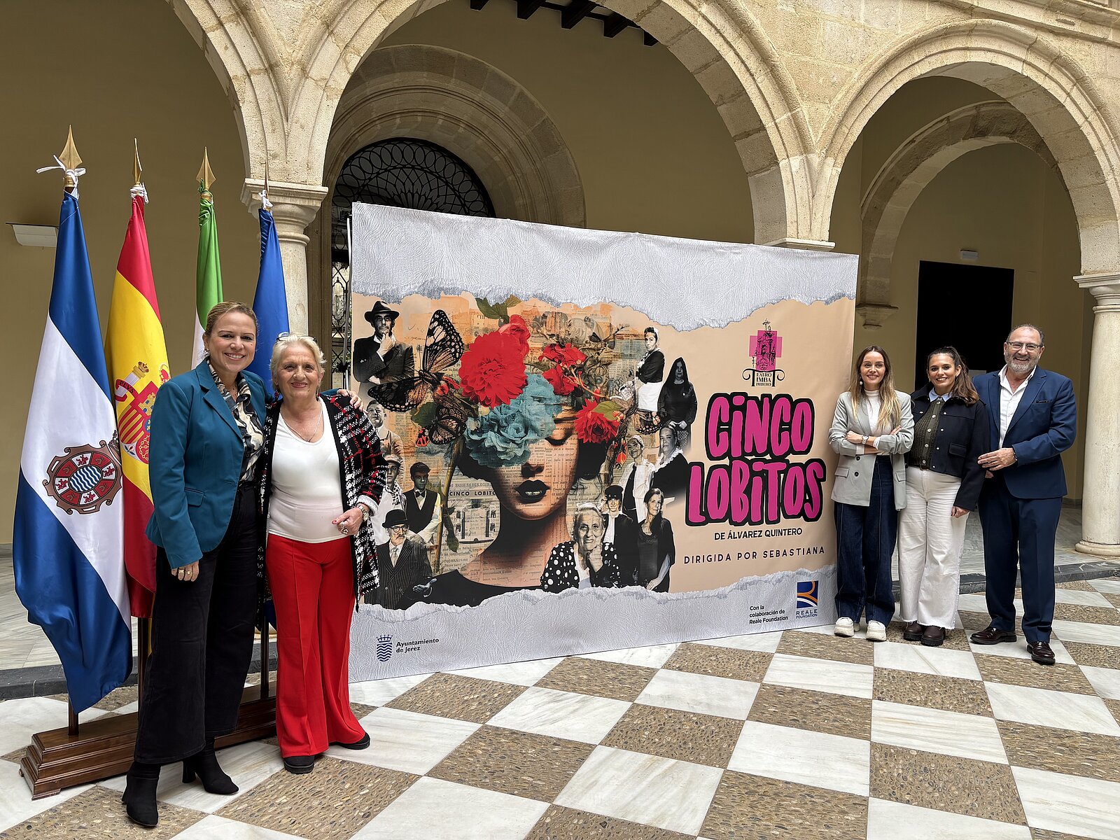 La delegada durante la presentación
