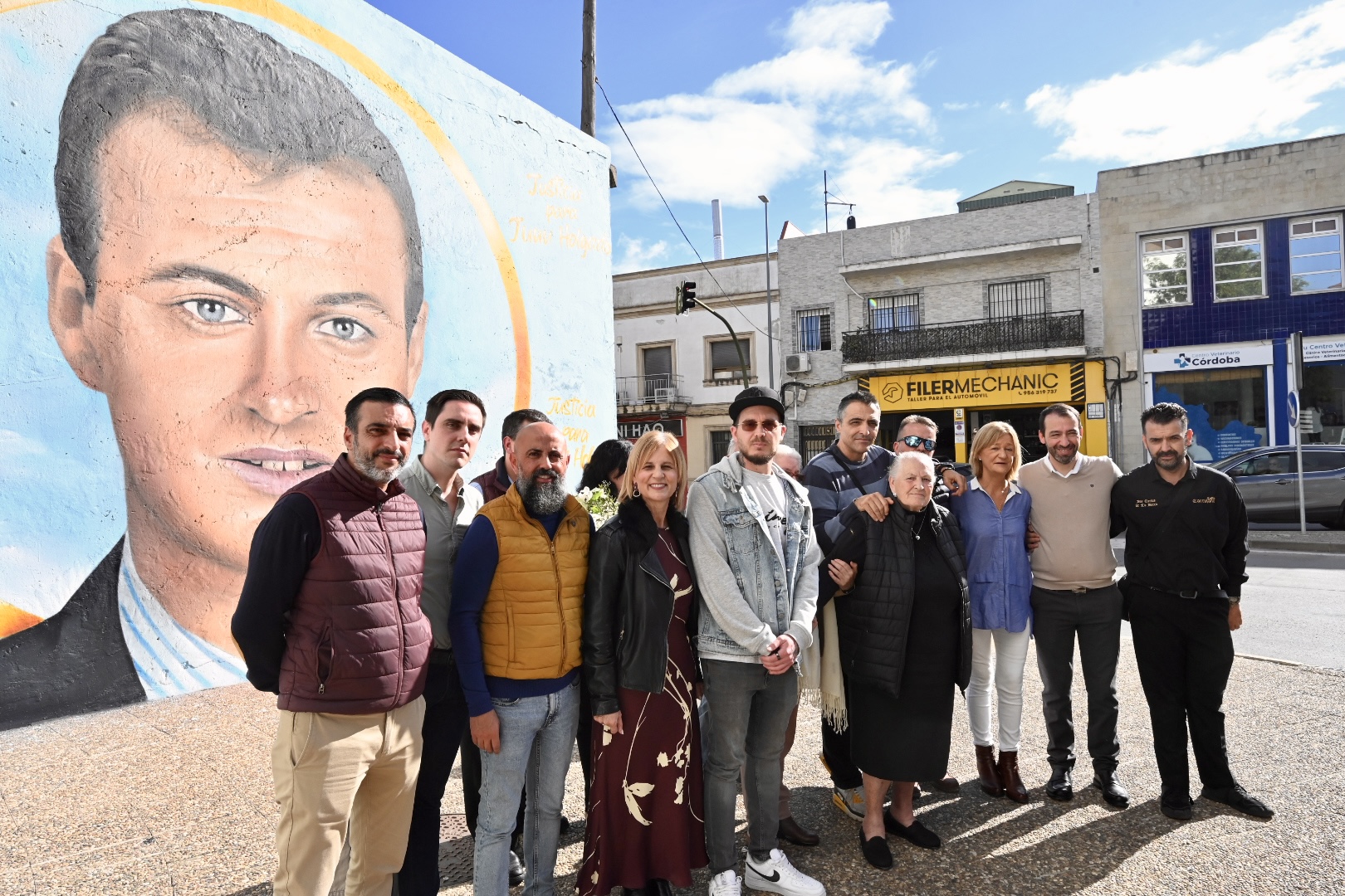 La alcaldesa durante el acto