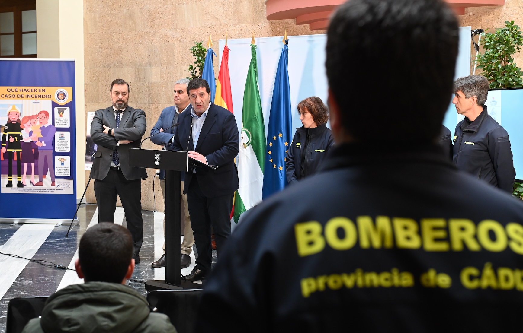 El teniente de alcaldesa en la presentación de las actividades