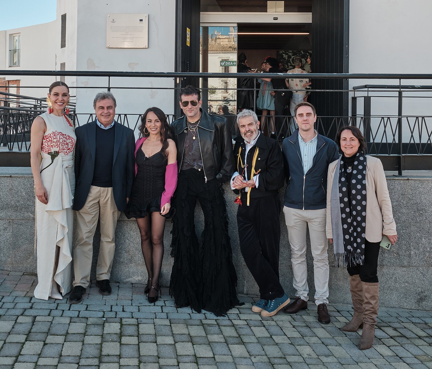 Delegados municipales con miembros del programa