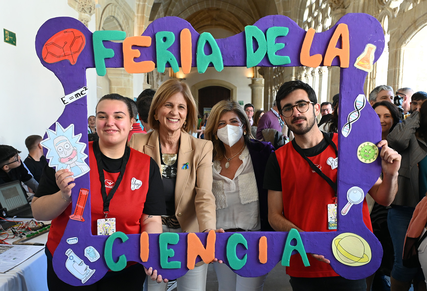 La alcaldesa durante la inauguración de la iniciativa