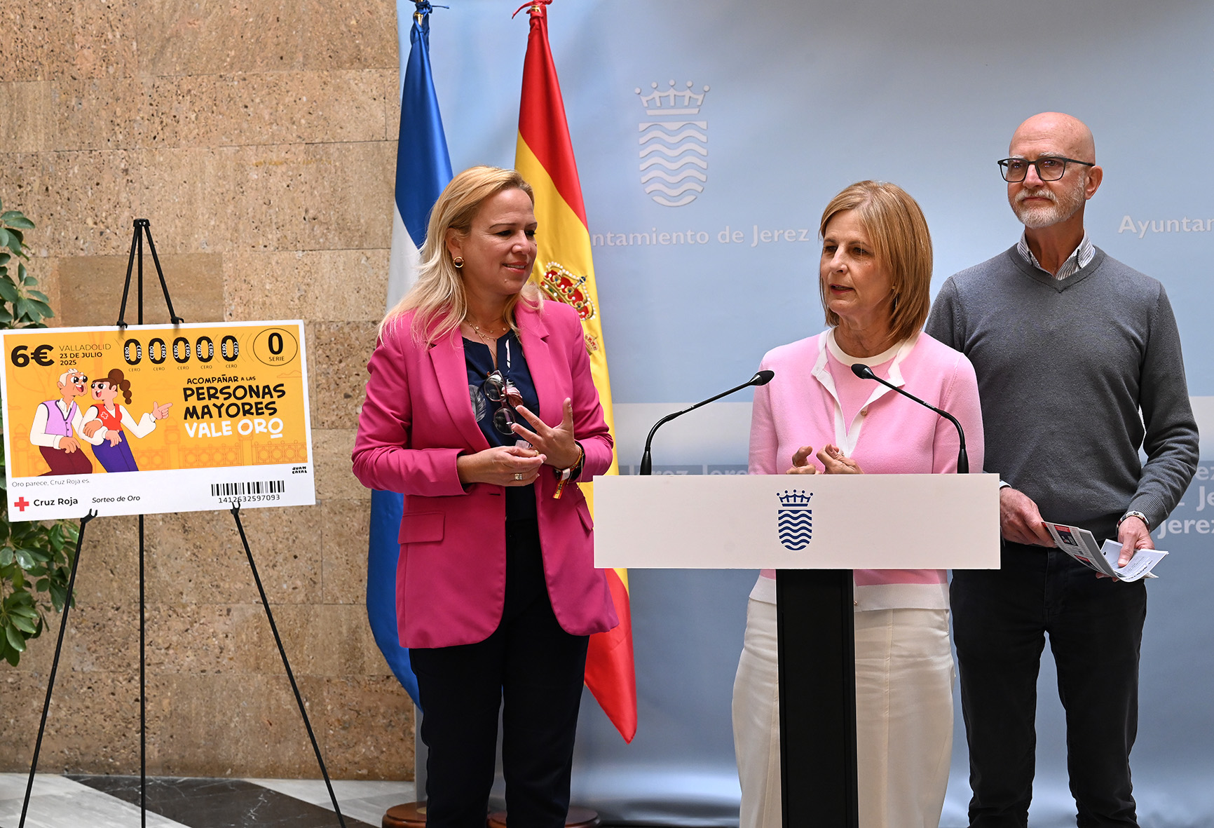 Alcaldesa presenta el Sorteo del Oro de Cruz Roja