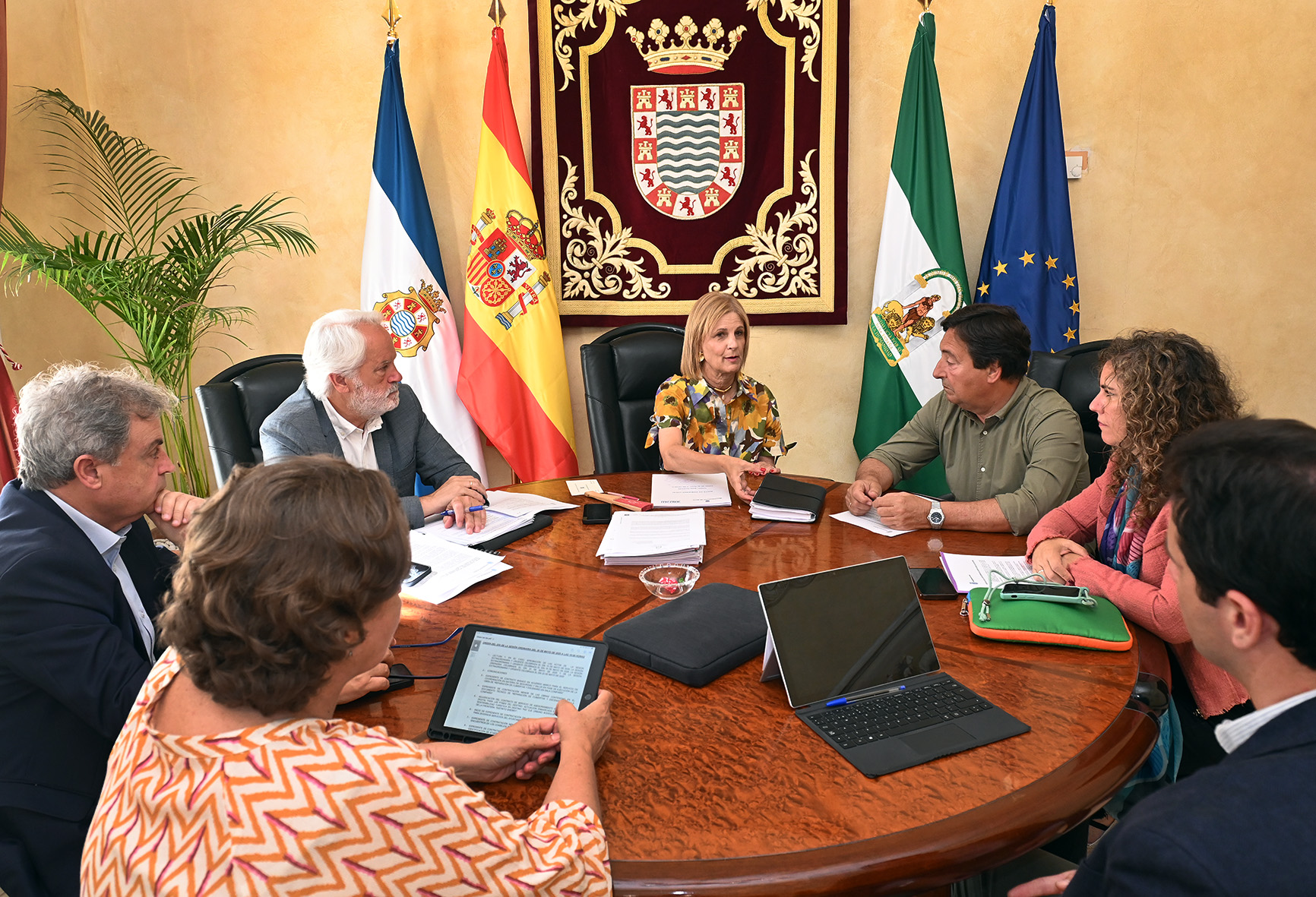 Alcaldesa preside la Junta de Gobierno Local