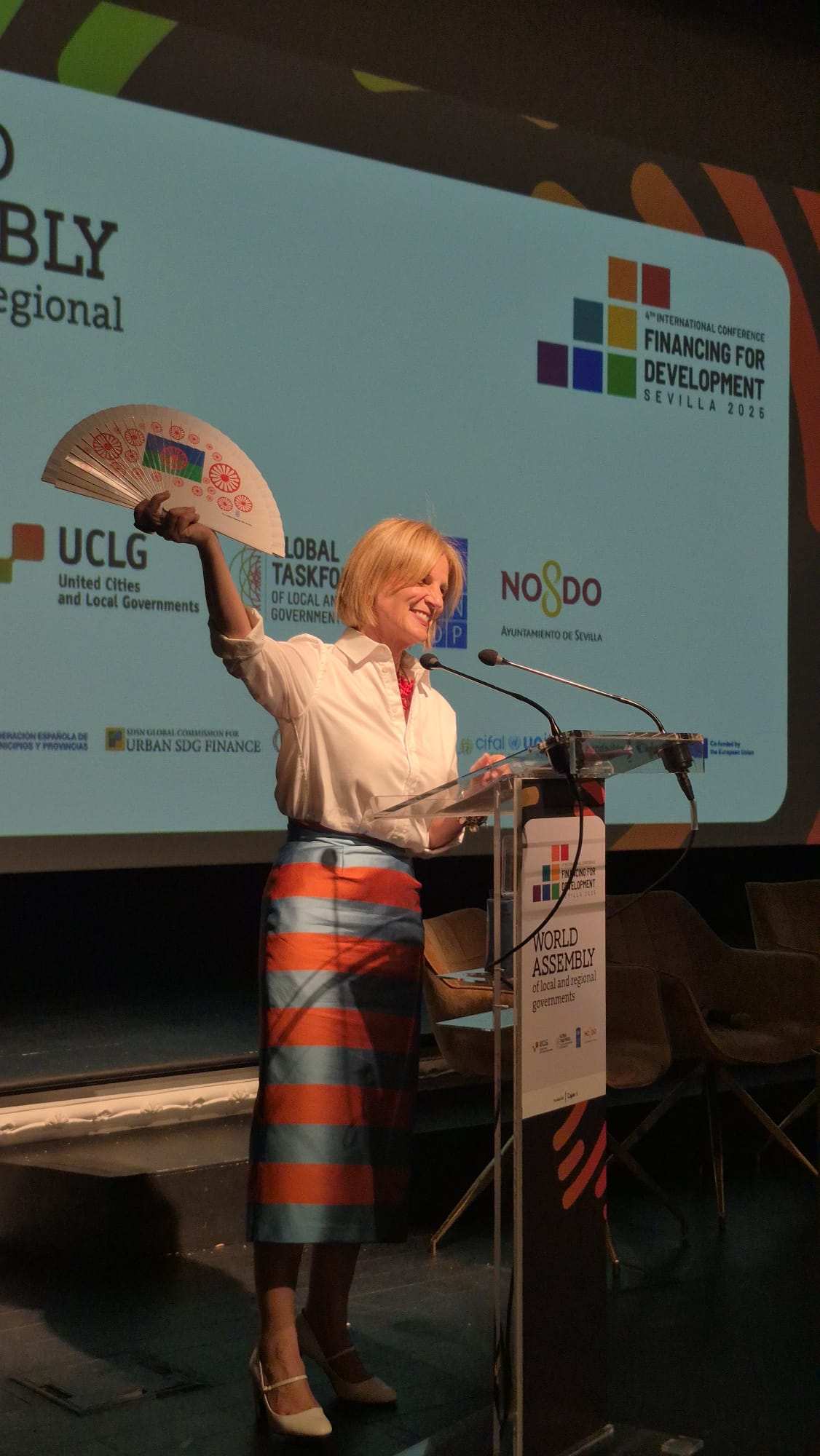 La alcaldesa participa en la Asamblea Mundial de Gobiernos Locales y Regionales