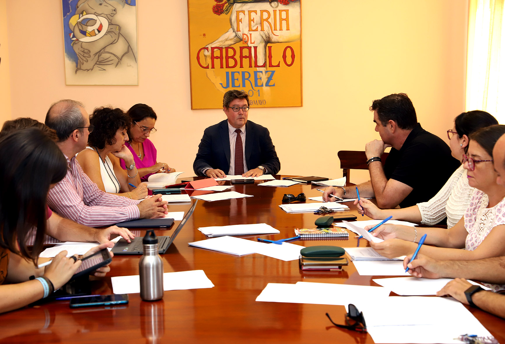 Archivo. Reunión del Consejo Escolar Municipal