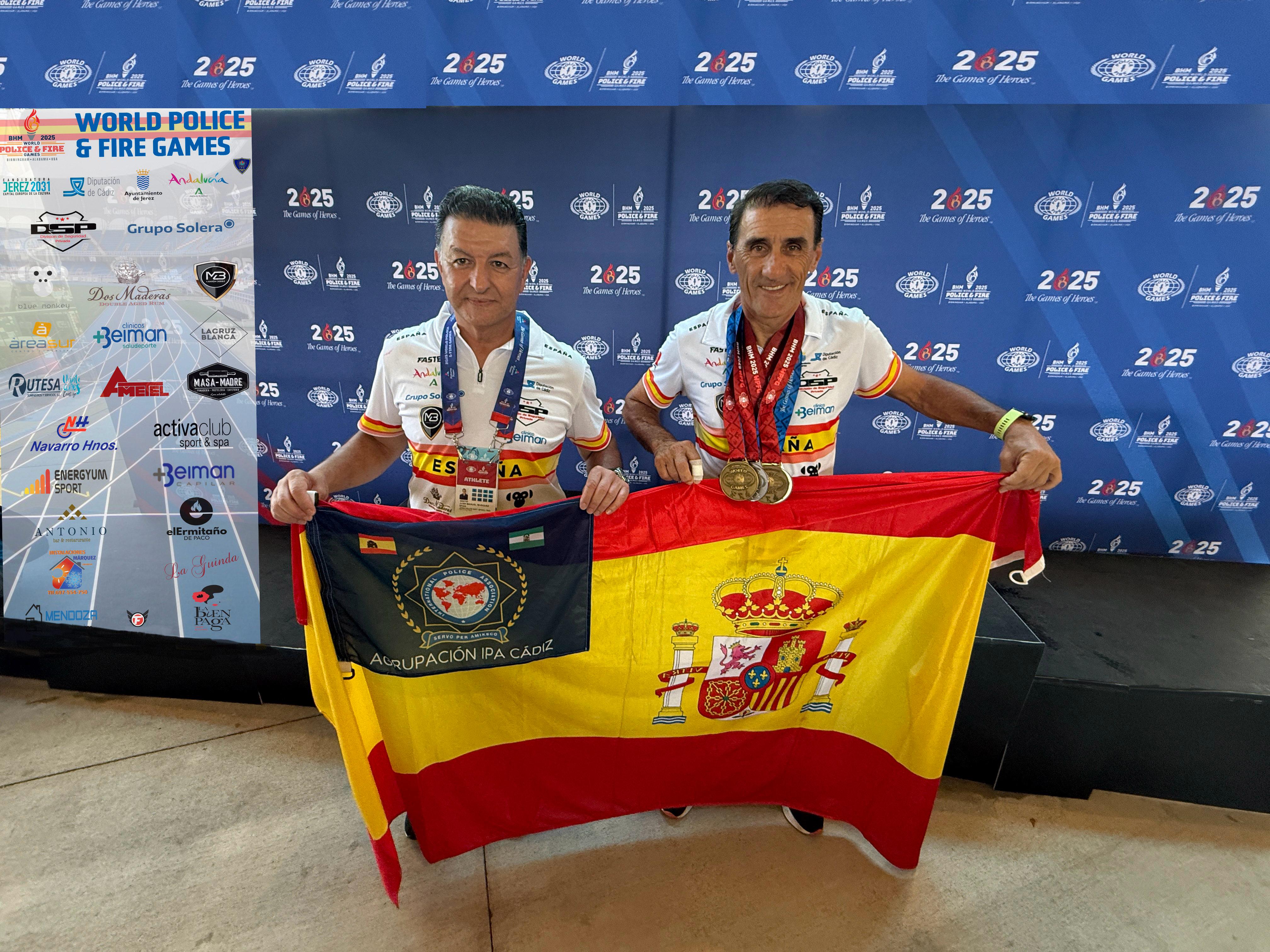 Sherrypol consigue seis medallas en los Juegos Mundiales de Policías y Bomberos
