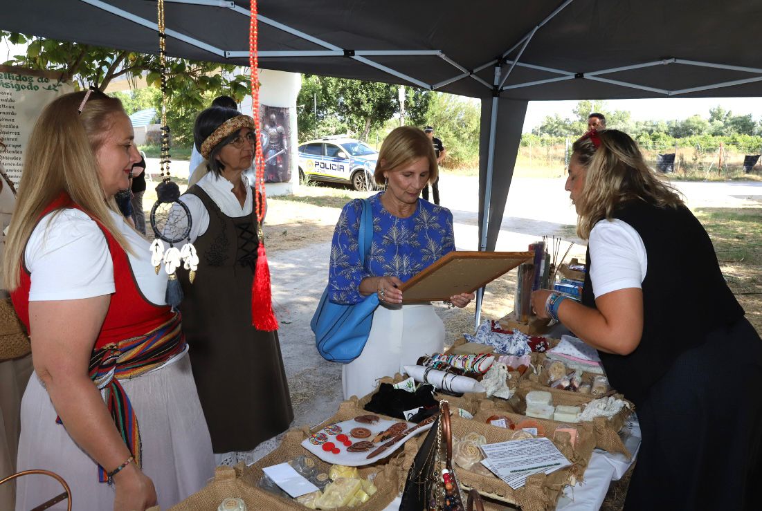 La alcaldesa visita el Guadalete Medieval