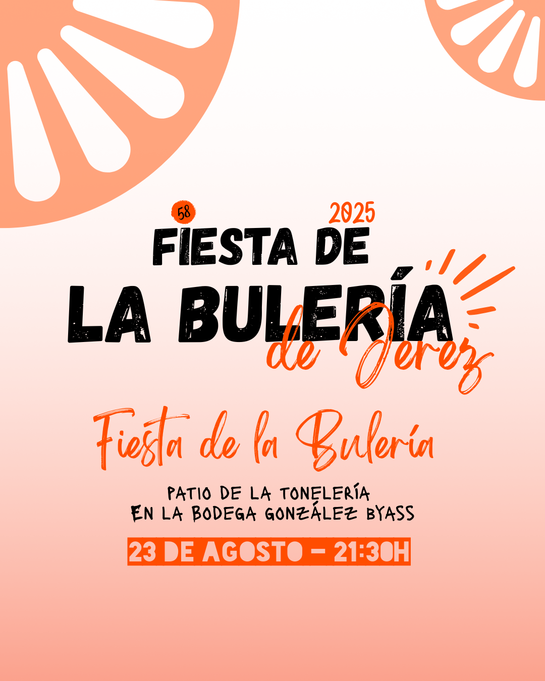 Cartel Fiestas de la Bulería