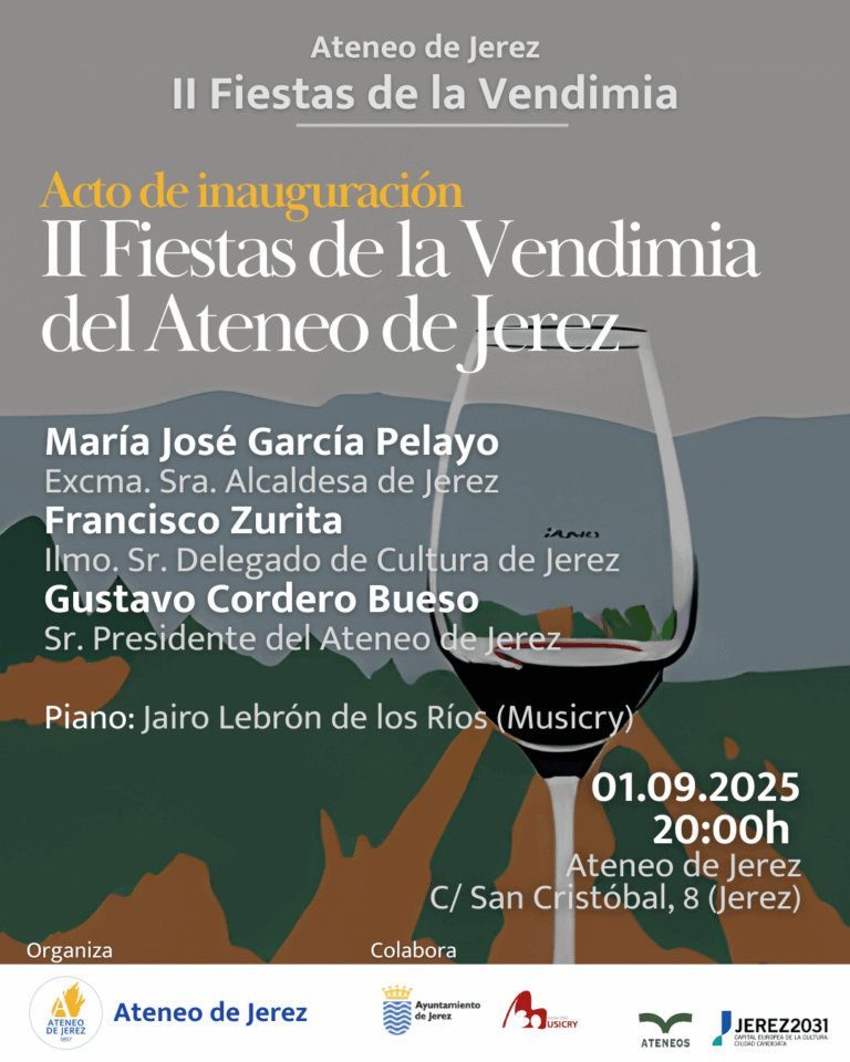Cartel inauguración fiestas