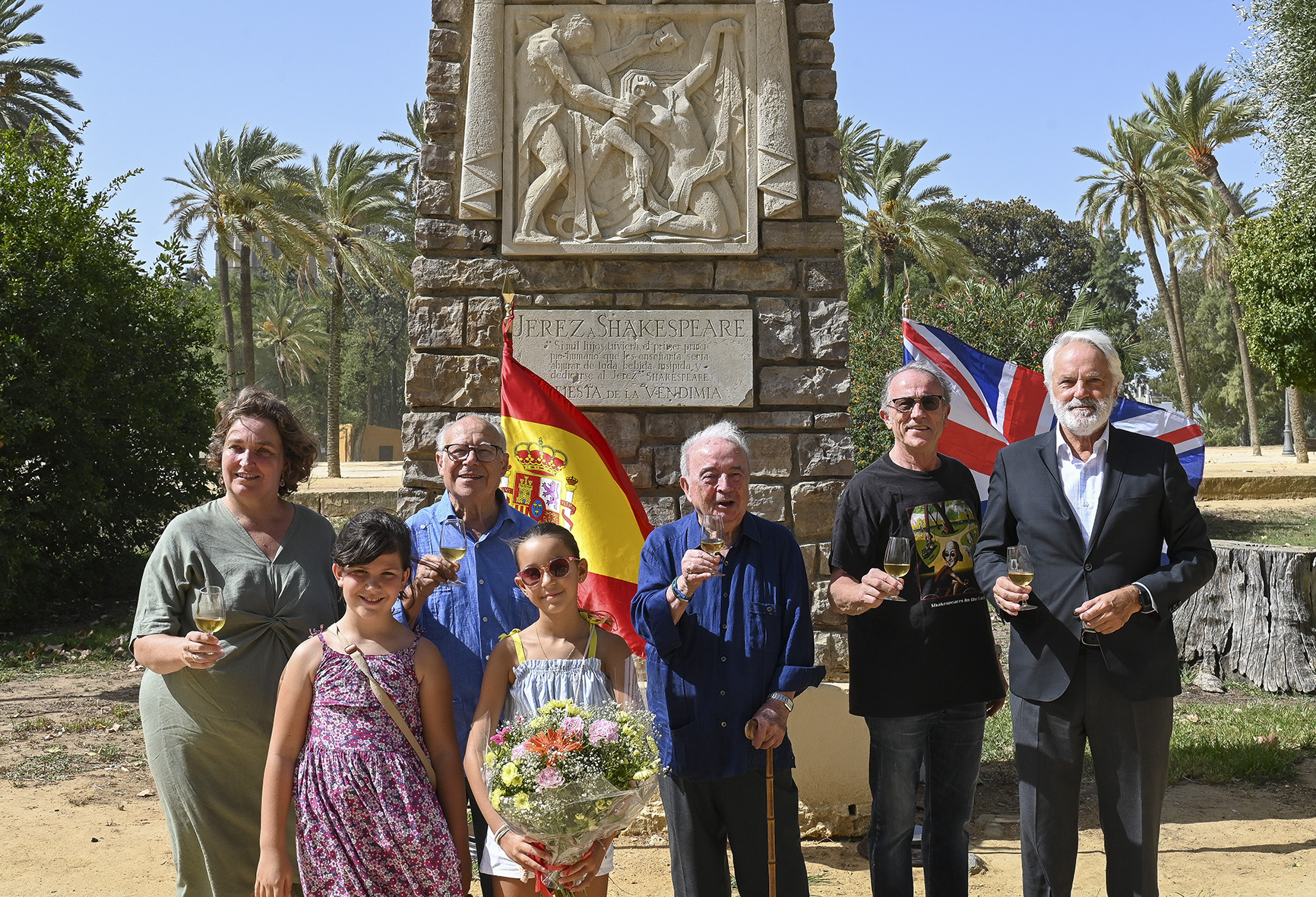 Agustín Muñoz y Belén de la Cuadra asisten al homenaje a Shaspeare