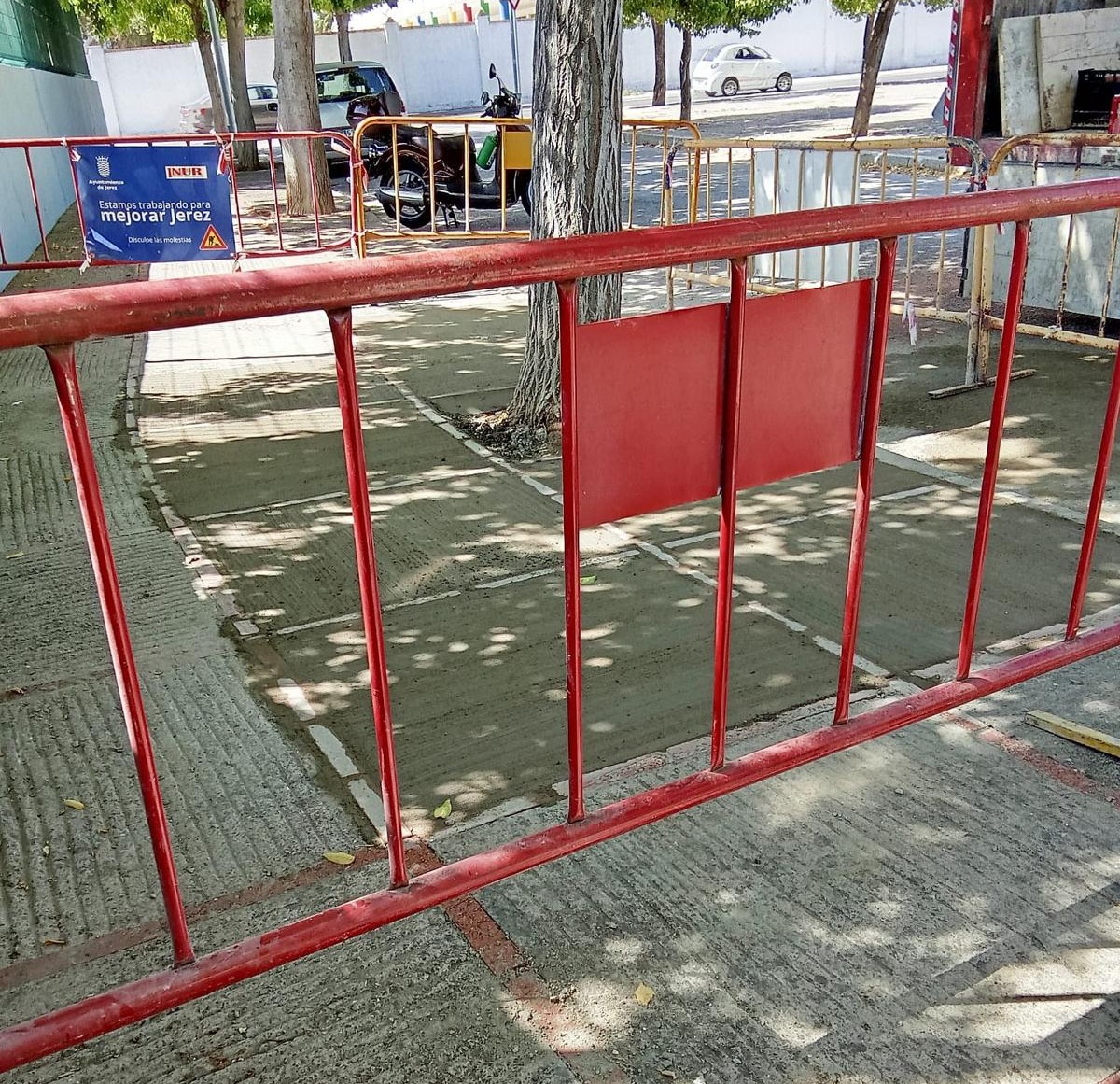 Acerado con las mejoras realizadas