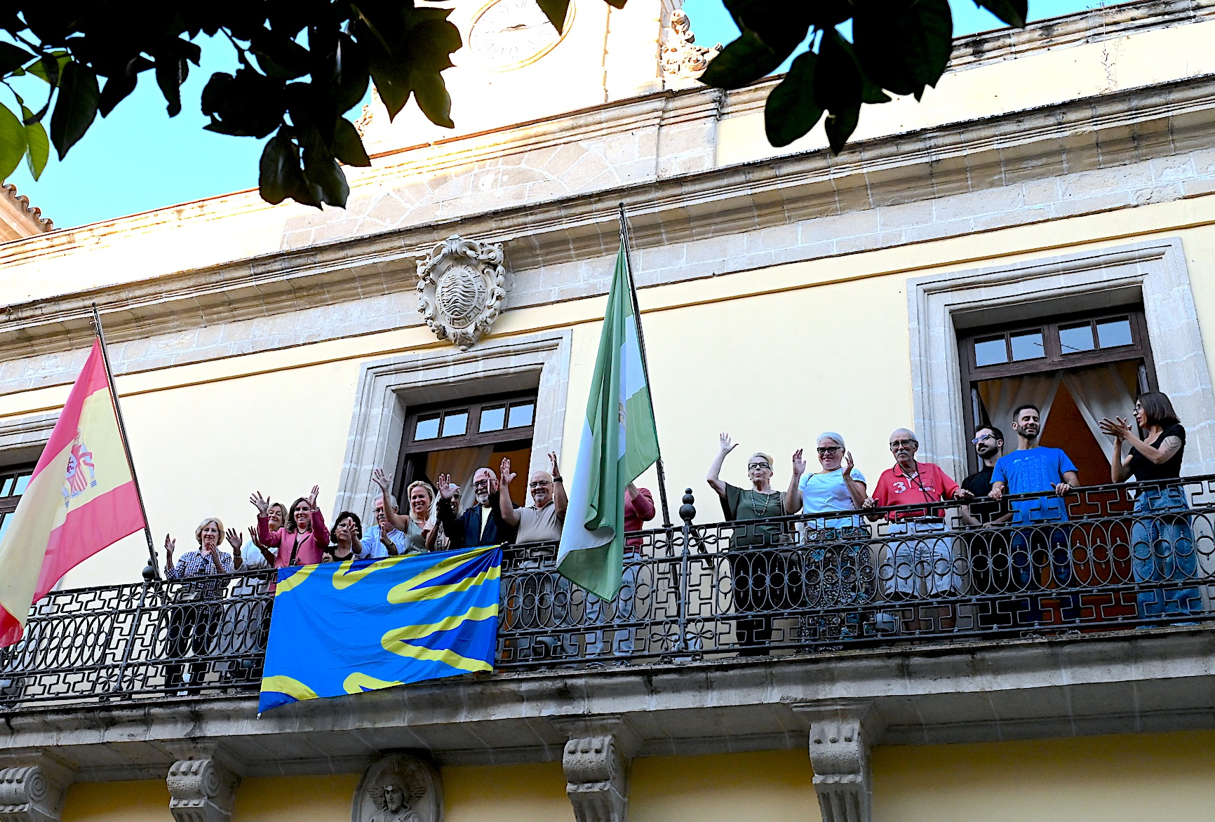 Colocación de la bandera