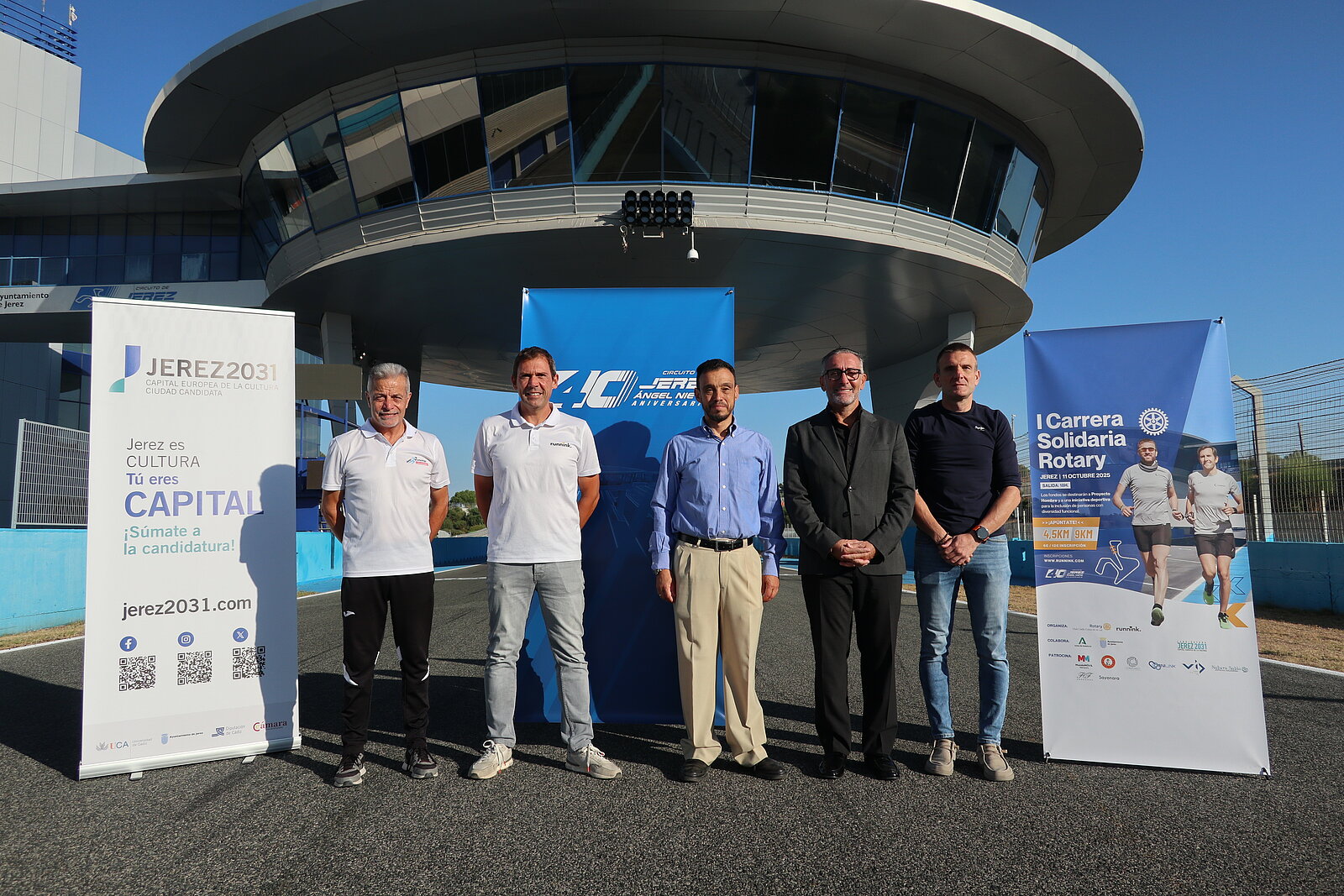 El delegado de Deportes presenta la I Carrera solidaria de Rotary