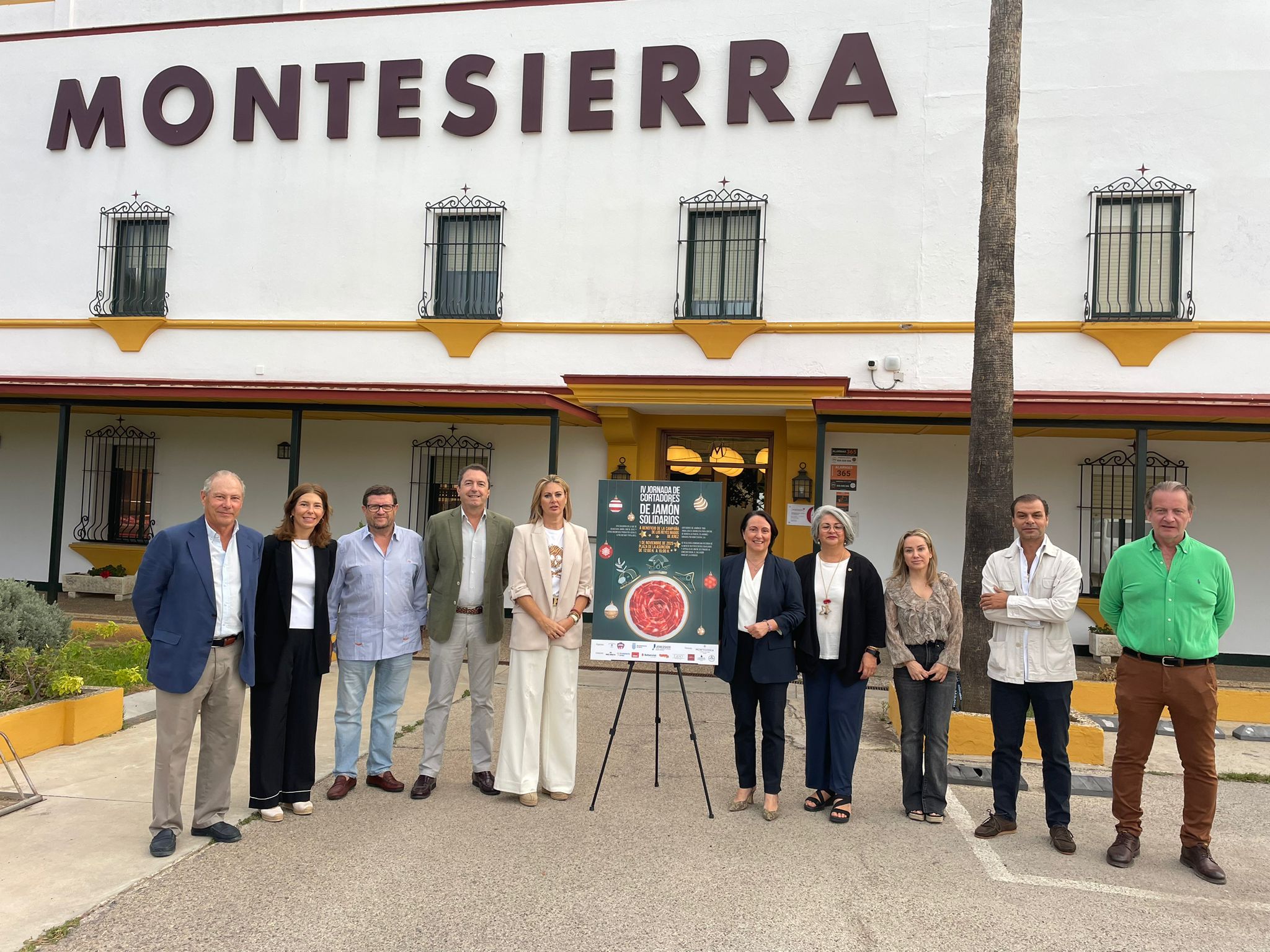 Nela García ha presentado el evento de Cortadores de jamón