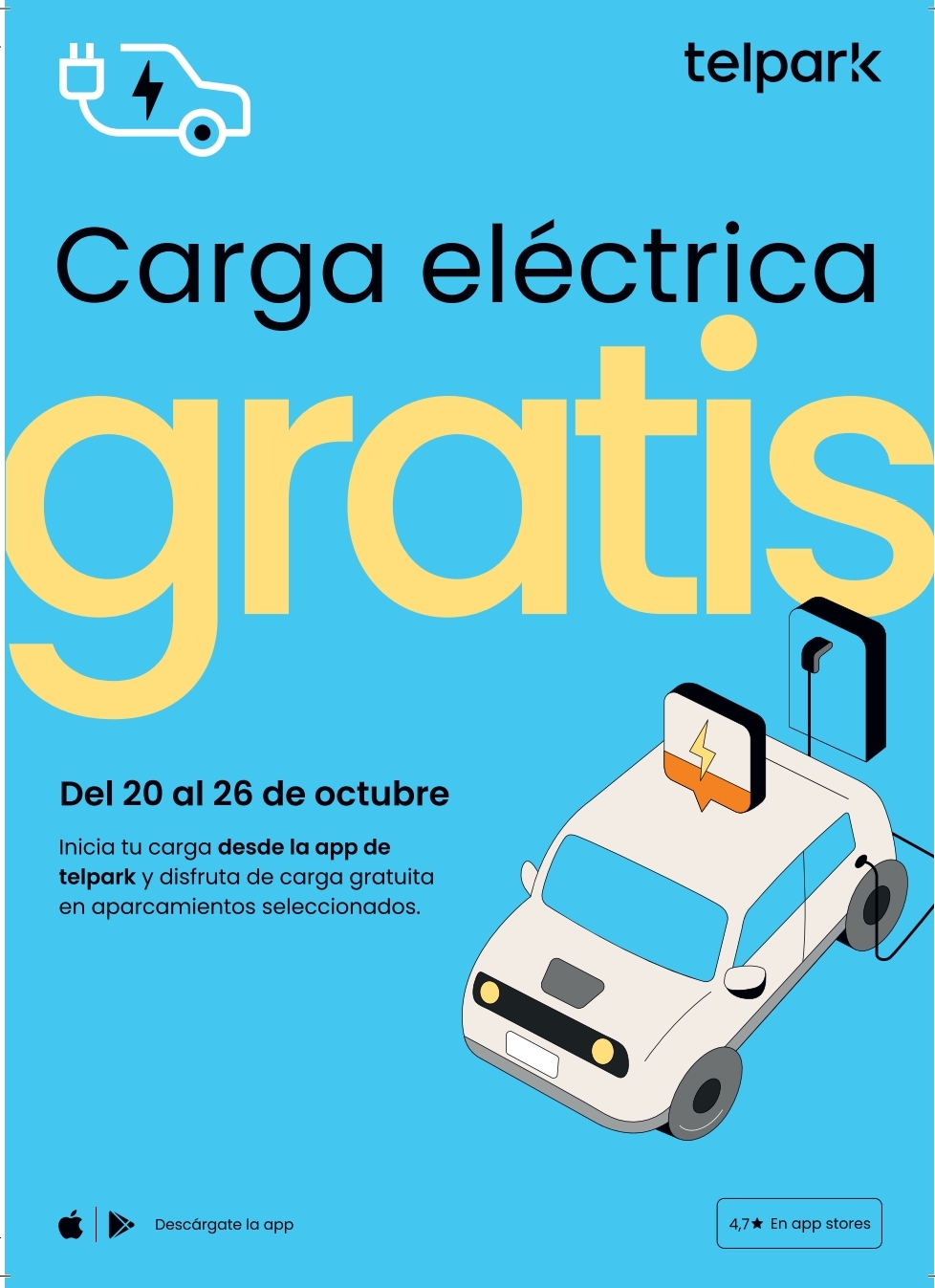 Comercio y Movilidad apoyan la campaña de recarga eléctrica