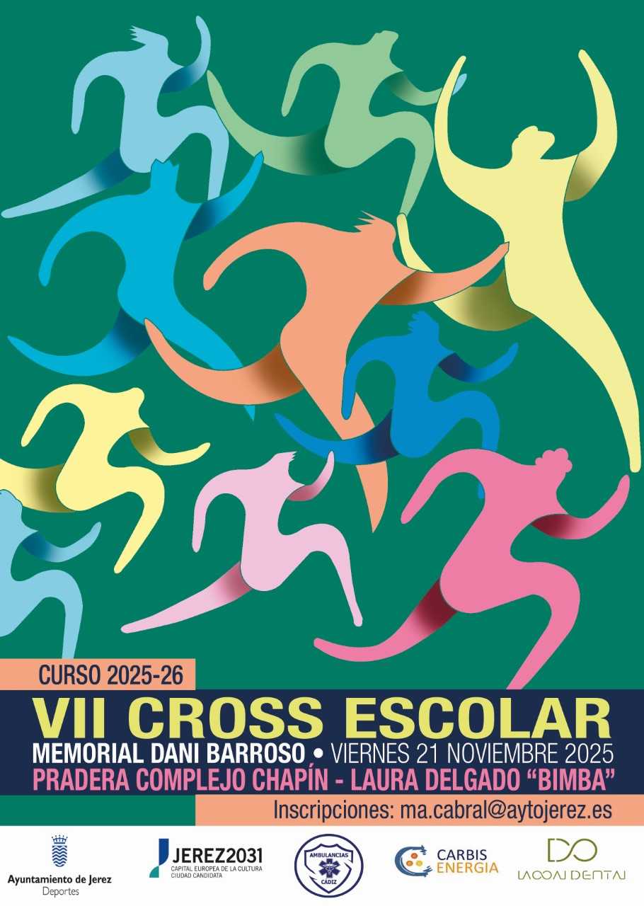 Cartel del Cross escolar que se disputa en Chapín