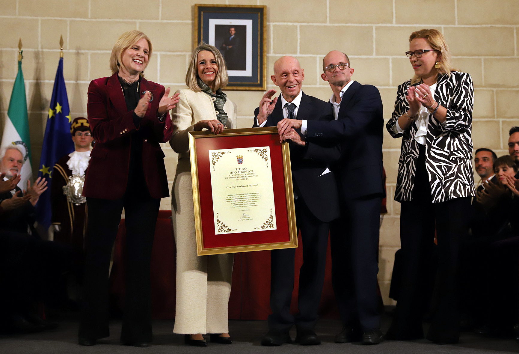 Antonio Gómez fue nombrado Hijo Adoptivo de la Ciudad