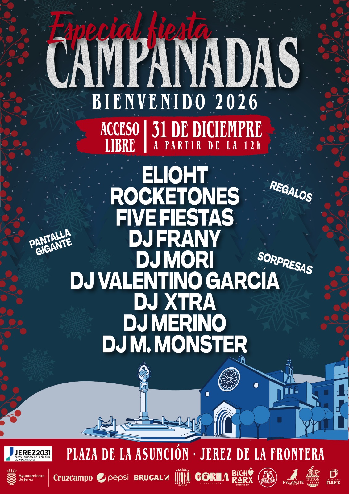 Cartel Fiesta Fin de Año