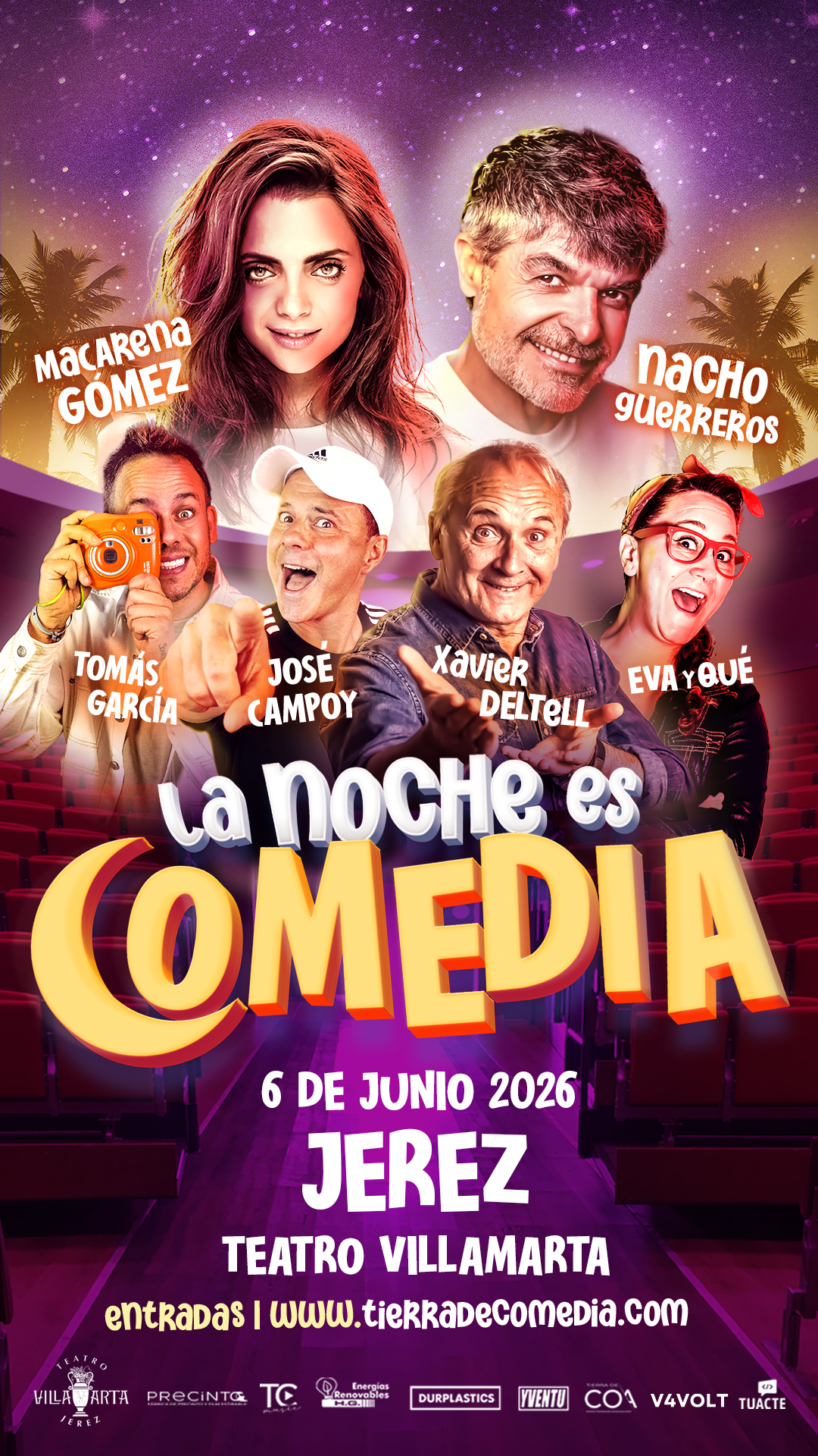 El Villamarta anuncia cambios para la Noche de la Comedia