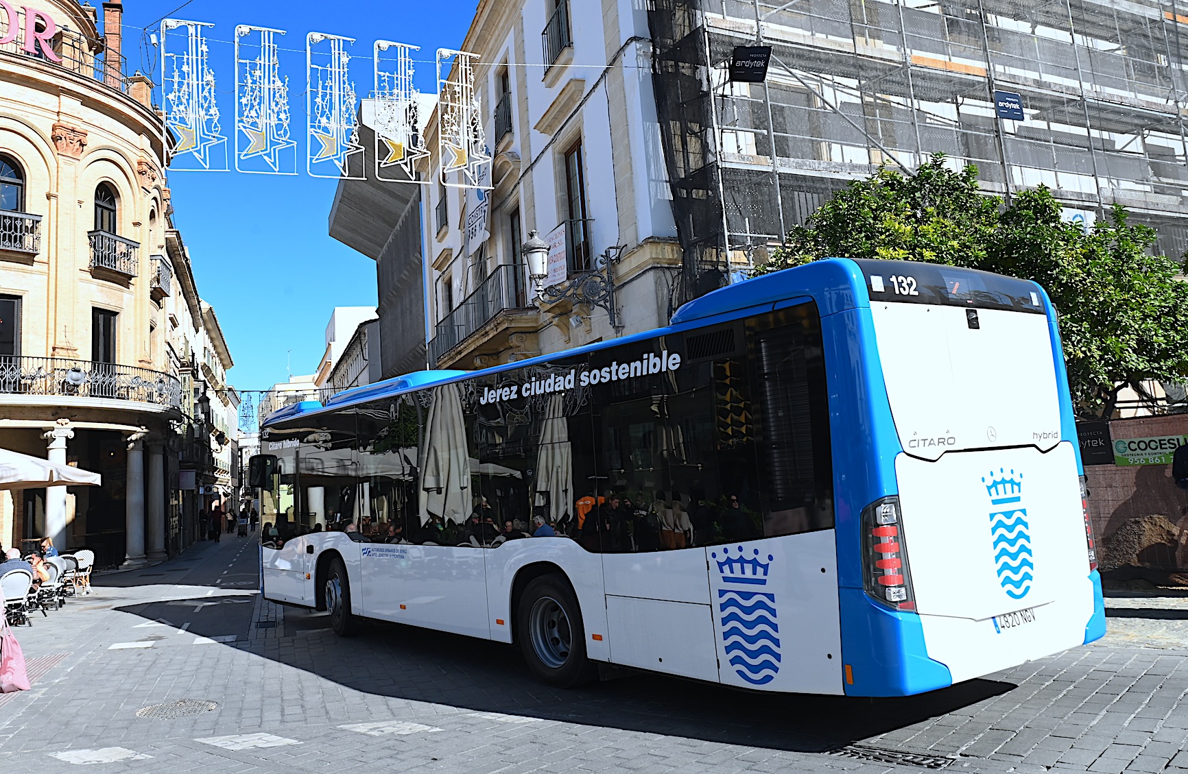 Los autobuses lanzadera han incrementado el número de pasajeros