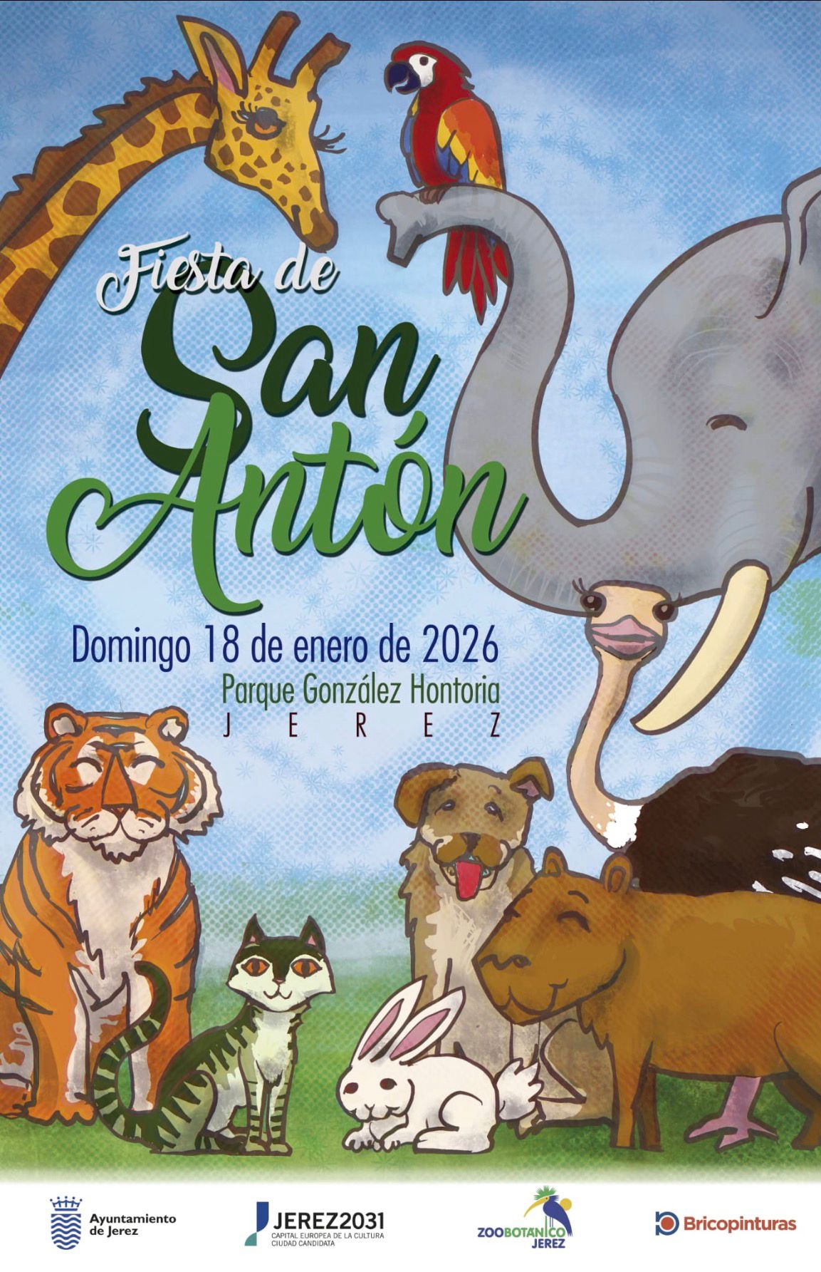 Cartel de la festividad de San Antón