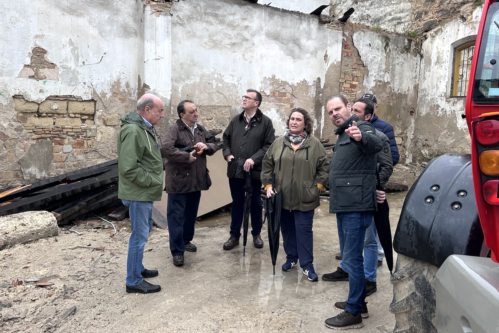 Belen de la Cuadra y Paco Zurita han visitado la calle Pajarete