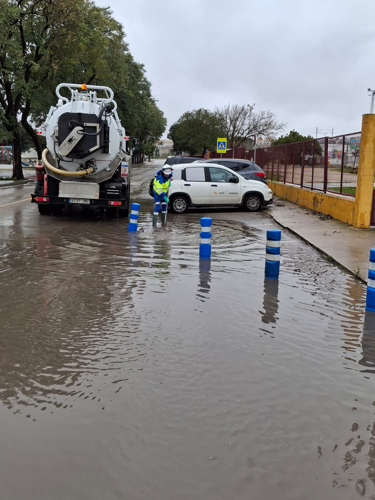 Los servicios municipales están trabajando para recuperar la normalidad