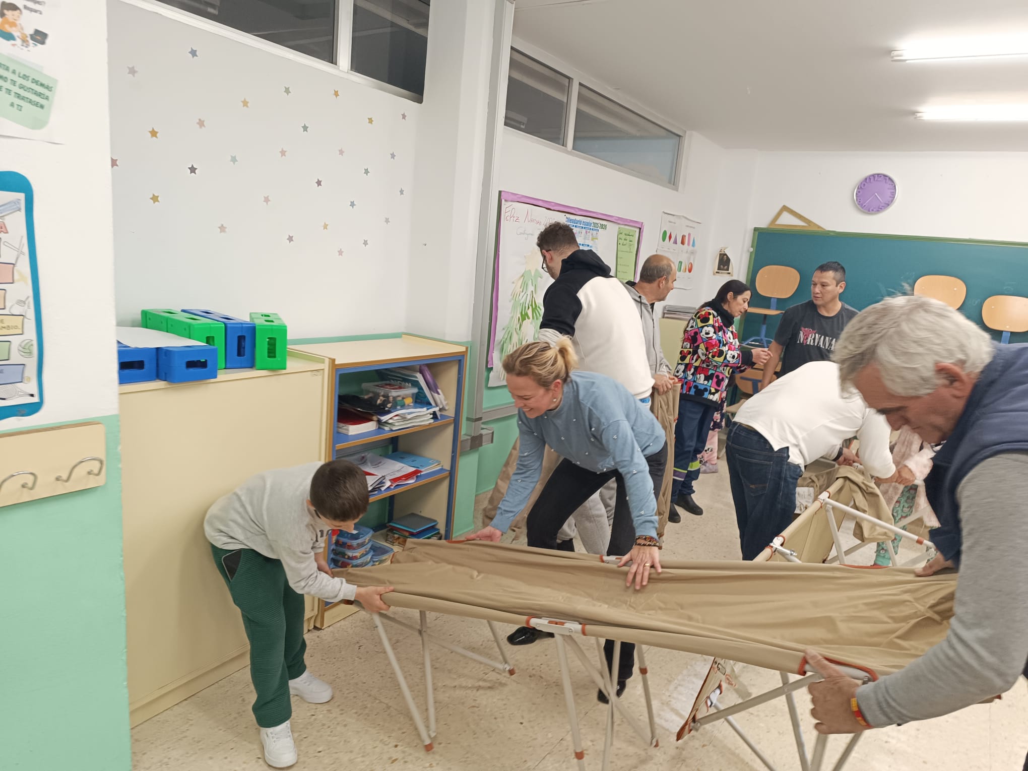 El Ayuntamiento acondiciona el CEIP Virgen del Mar para acoger desalojados