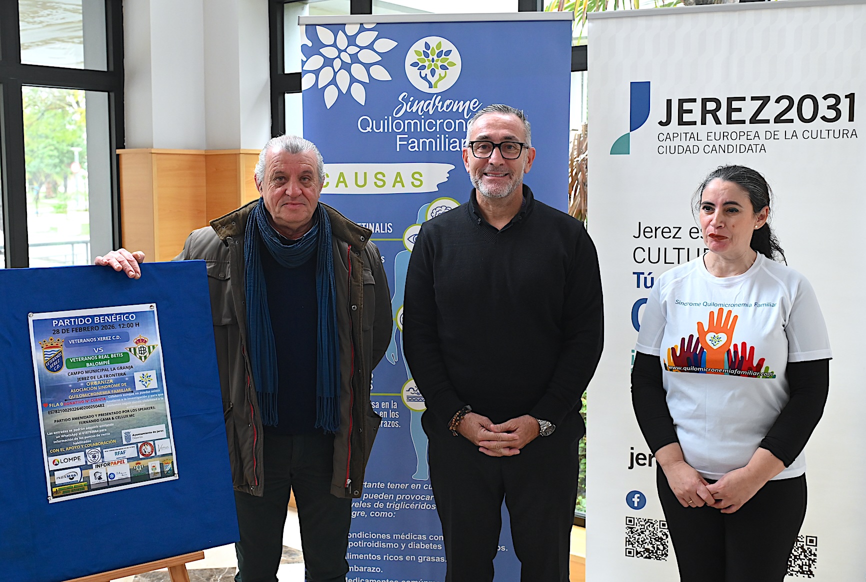 Tomás Sampalo ha presentado el partido benéfico entre veteranos del Xerez CD y el Real Betis