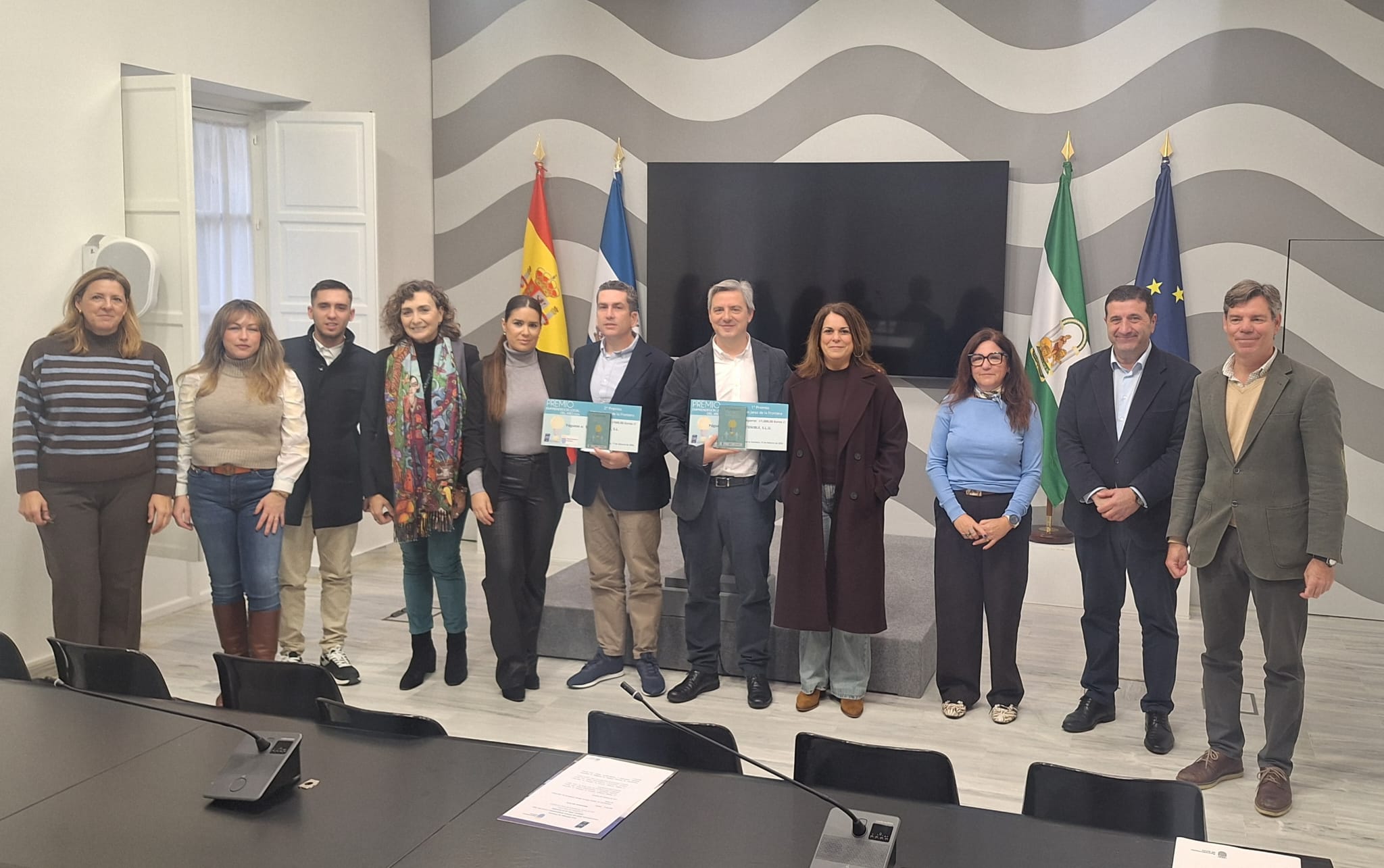 José Ignacio Martínez asiste a la entrega de premios del CEEI Bahía de Cádiz