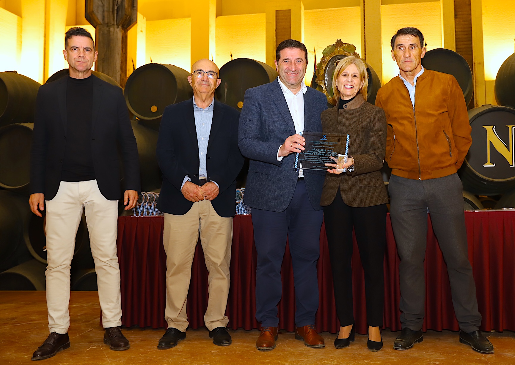 La alcaldesa asiste a la entrega de los premios Sherrypol