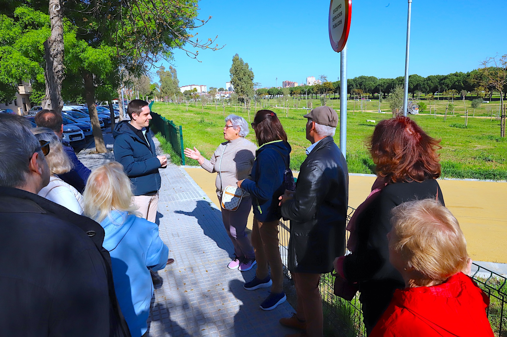 Jaime Espinar ha visitado el parque de La Canaleja donde se acometerán algunas mejoras